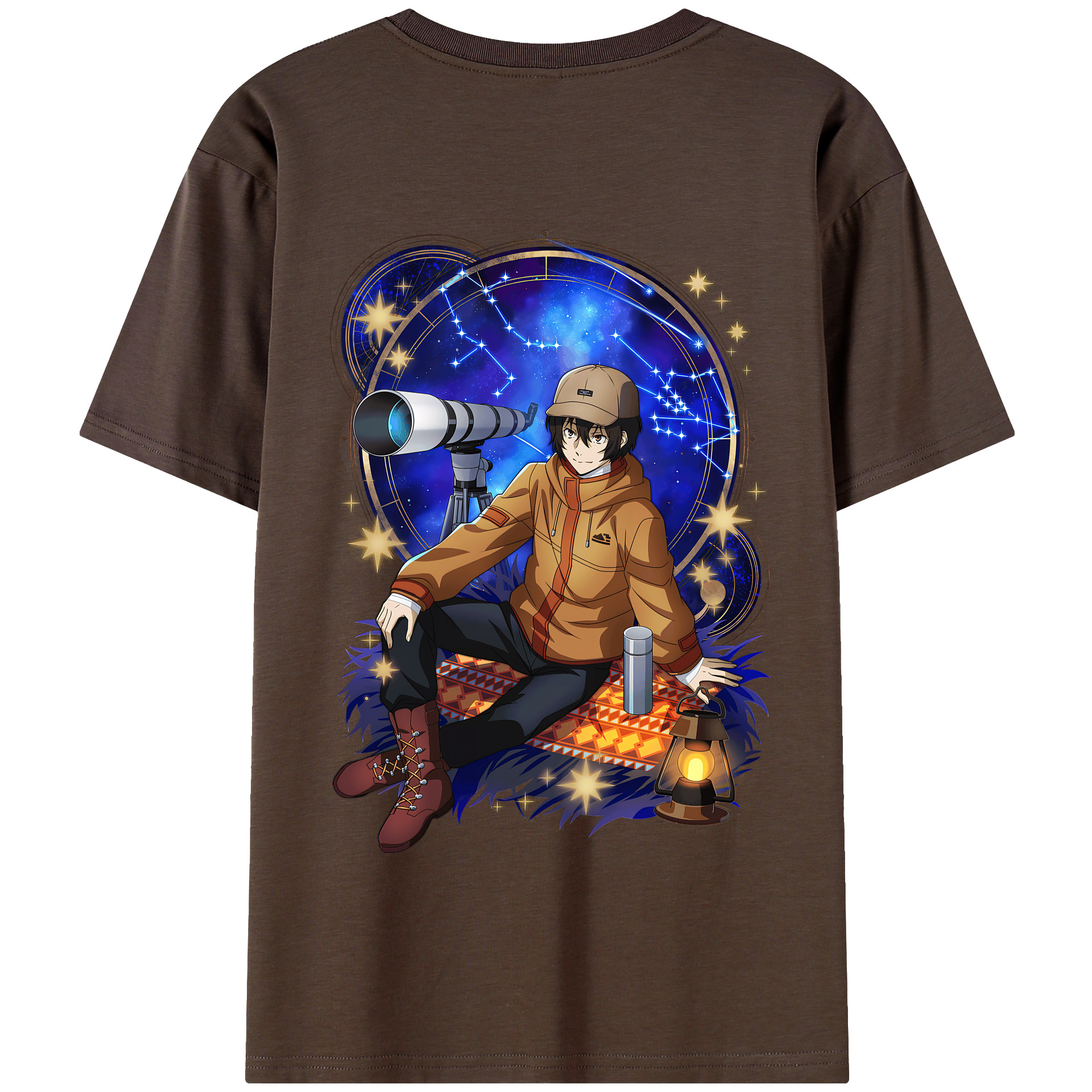 （画像用） 文豪ストレイドッグス Bungo Stray Dogs 綿100％半袖Tシャツ（背面プリント）