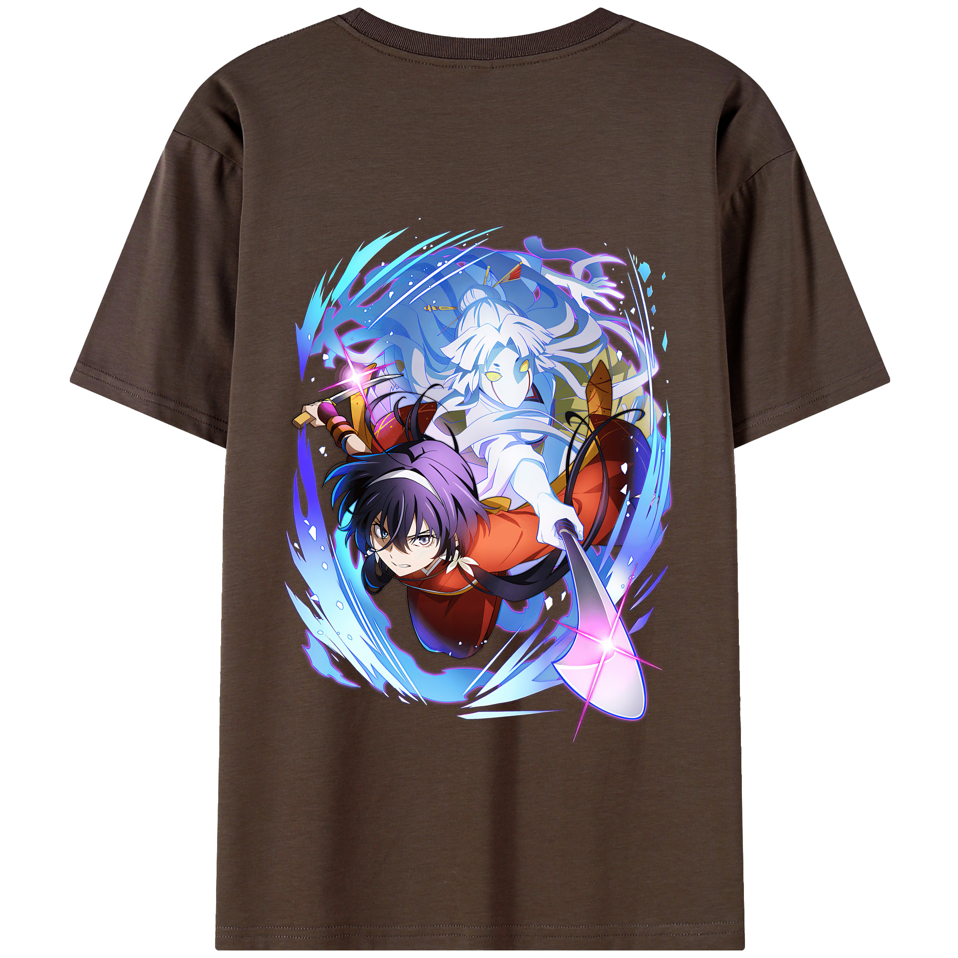 （画像用） 文豪ストレイドッグス Bungo Stray Dogs 綿100％半袖Tシャツ（背面プリント）