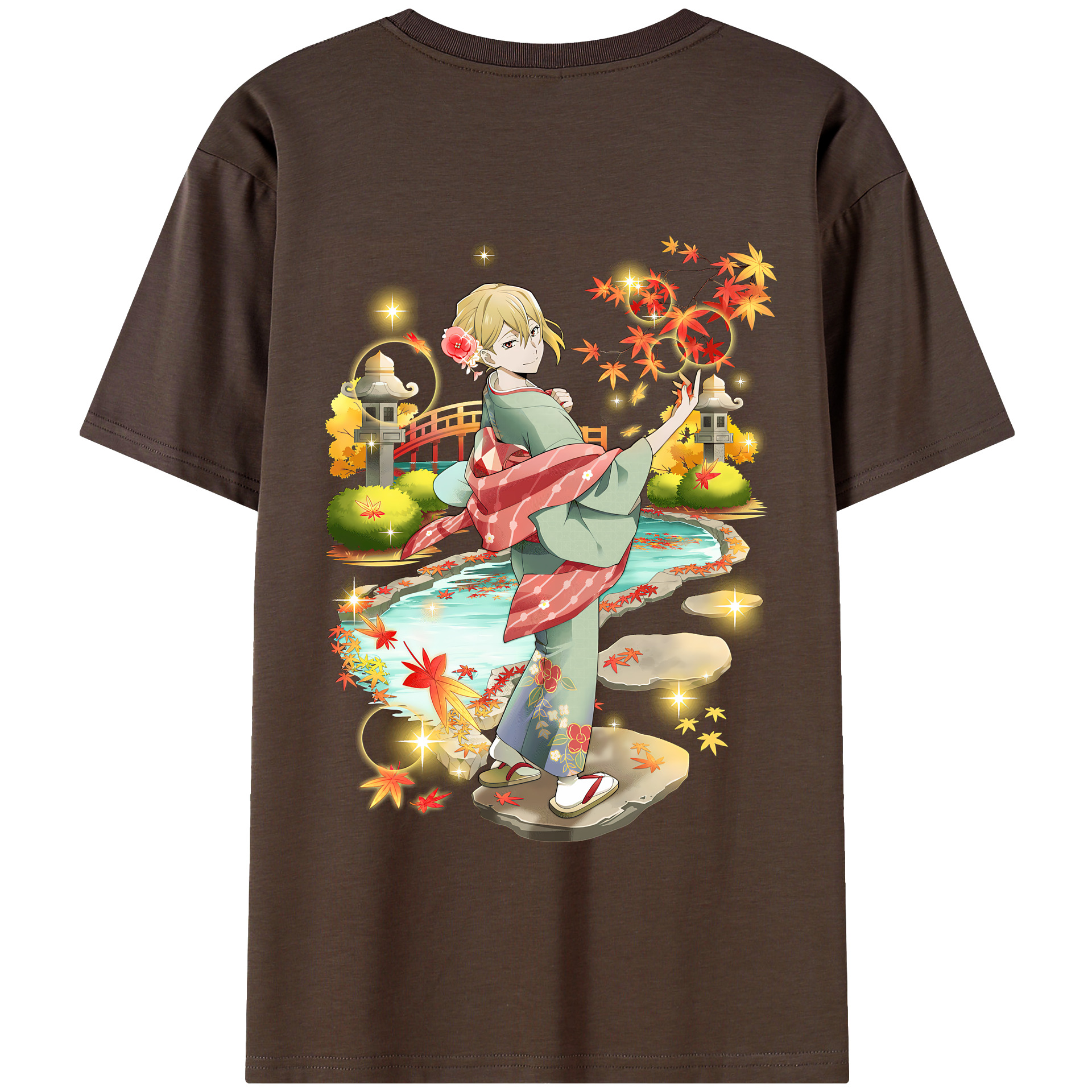（画像用） 文豪ストレイドッグス Bungo Stray Dogs 綿100％半袖Tシャツ（背面プリント）