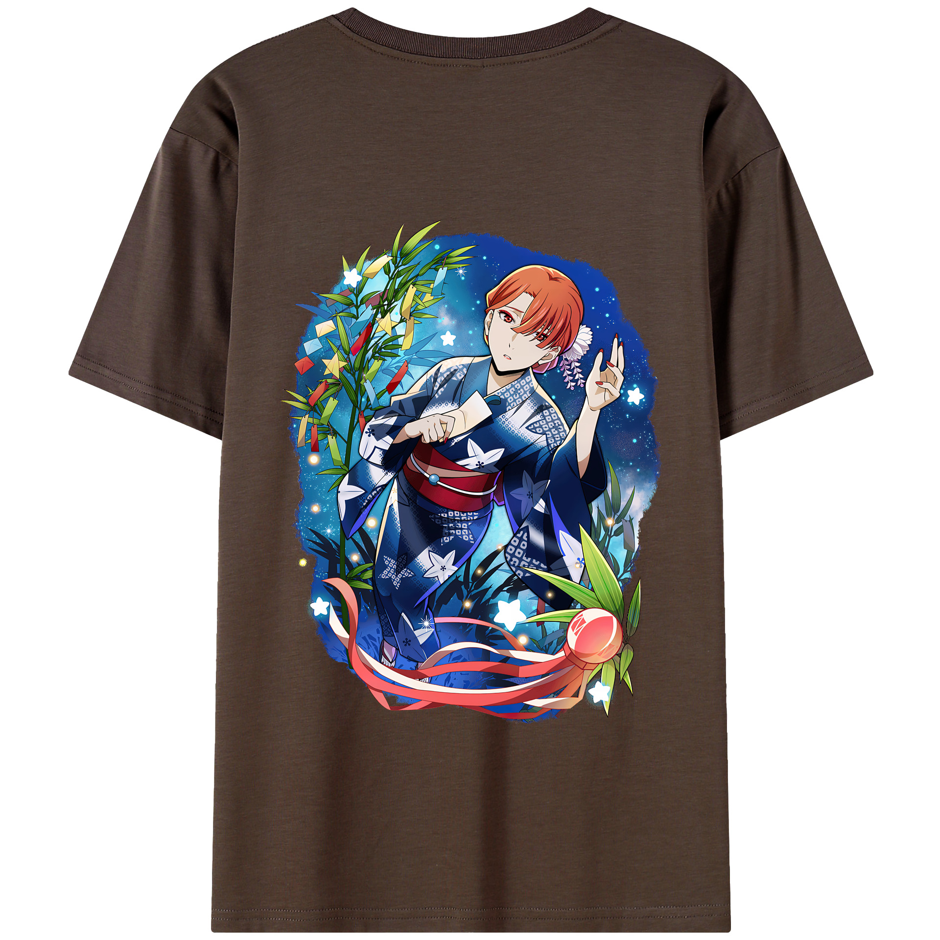 （画像用） 文豪ストレイドッグス Bungo Stray Dogs 綿100％半袖Tシャツ（背面プリント）
