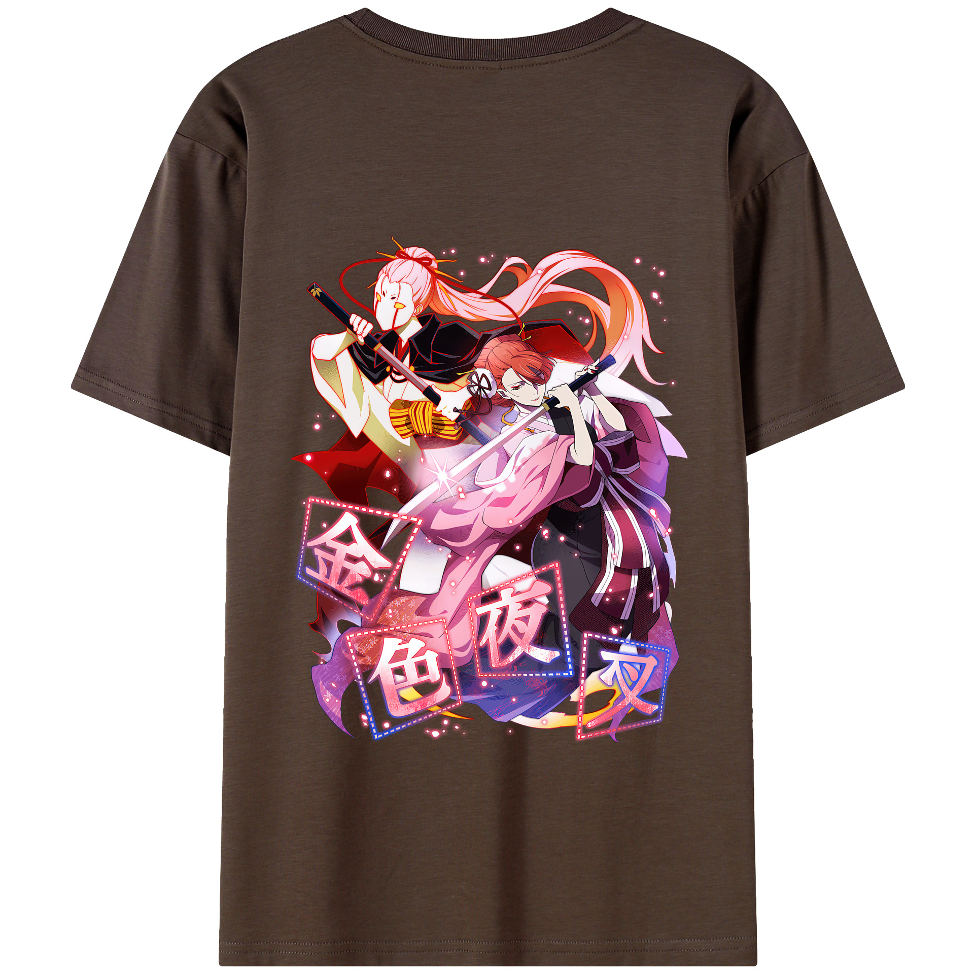 （画像用） 文豪ストレイドッグス Bungo Stray Dogs 綿100％半袖Tシャツ（背面プリント）