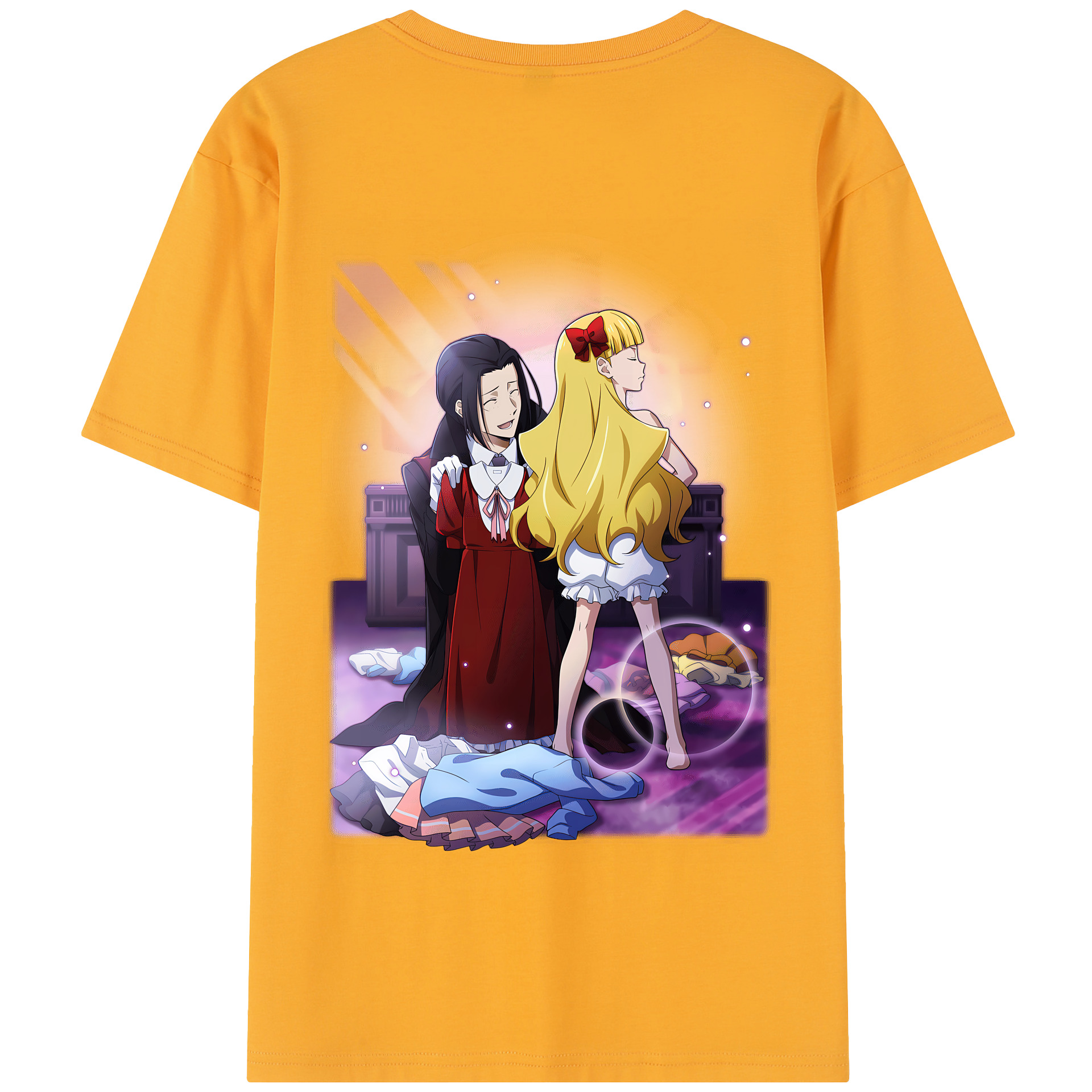 （画像用） 文豪ストレイドッグス Bungo Stray Dogs 綿100％半袖Tシャツ（背面プリント）