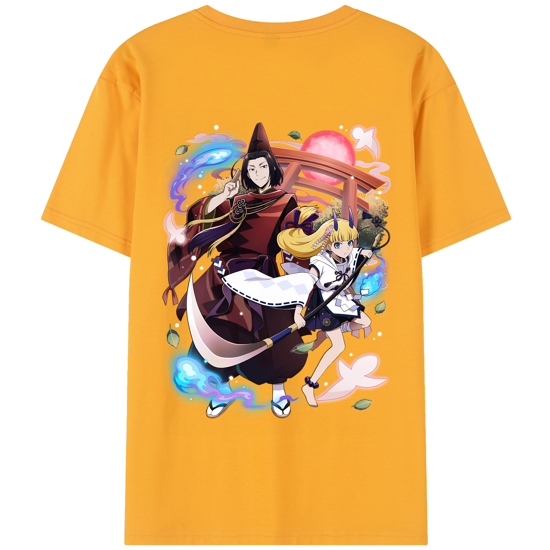 （画像用） 文豪ストレイドッグス Bungo Stray Dogs 綿100％半袖Tシャツ（背面プリント）