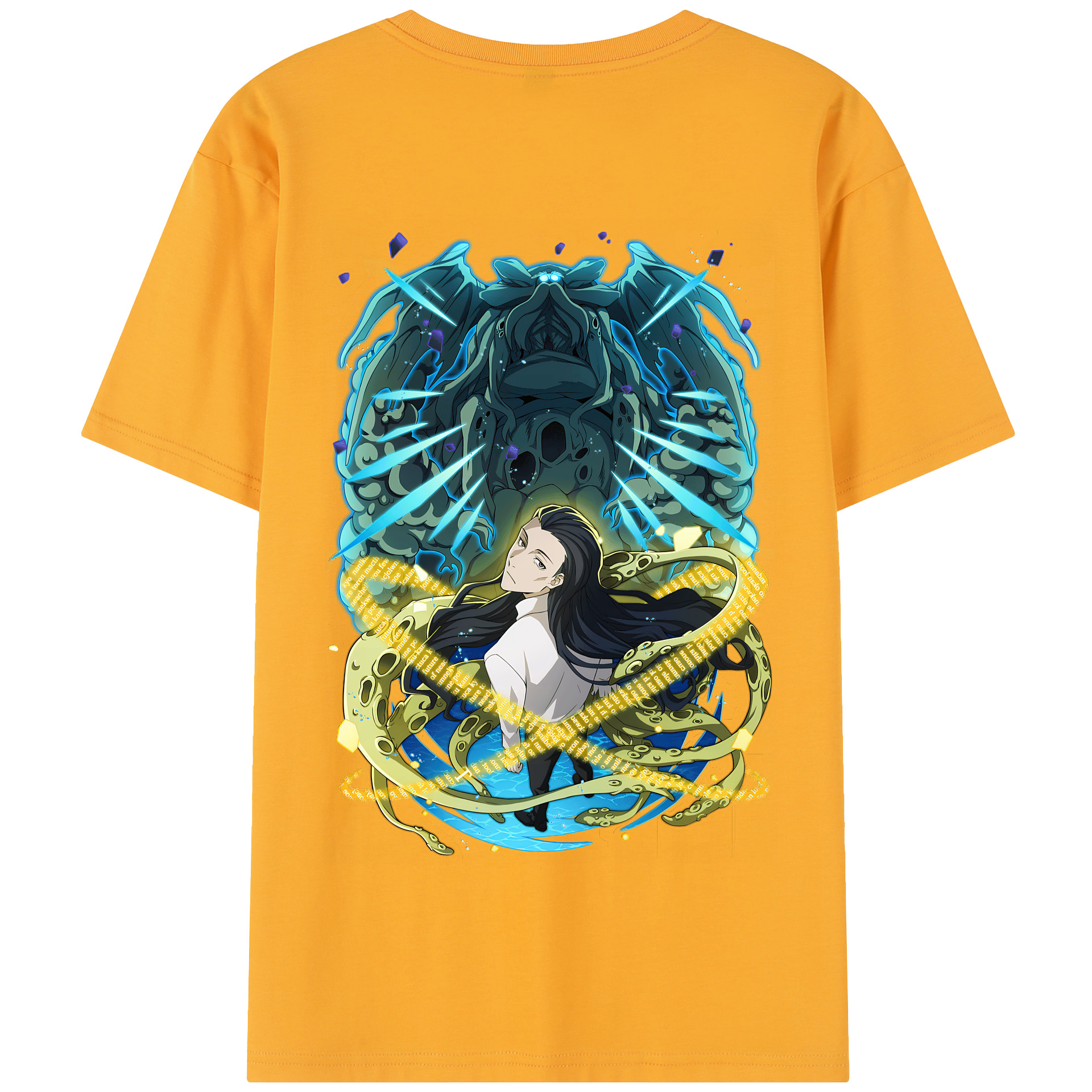 （画像用） 文豪ストレイドッグス Bungo Stray Dogs 綿100％半袖Tシャツ（背面プリント）
