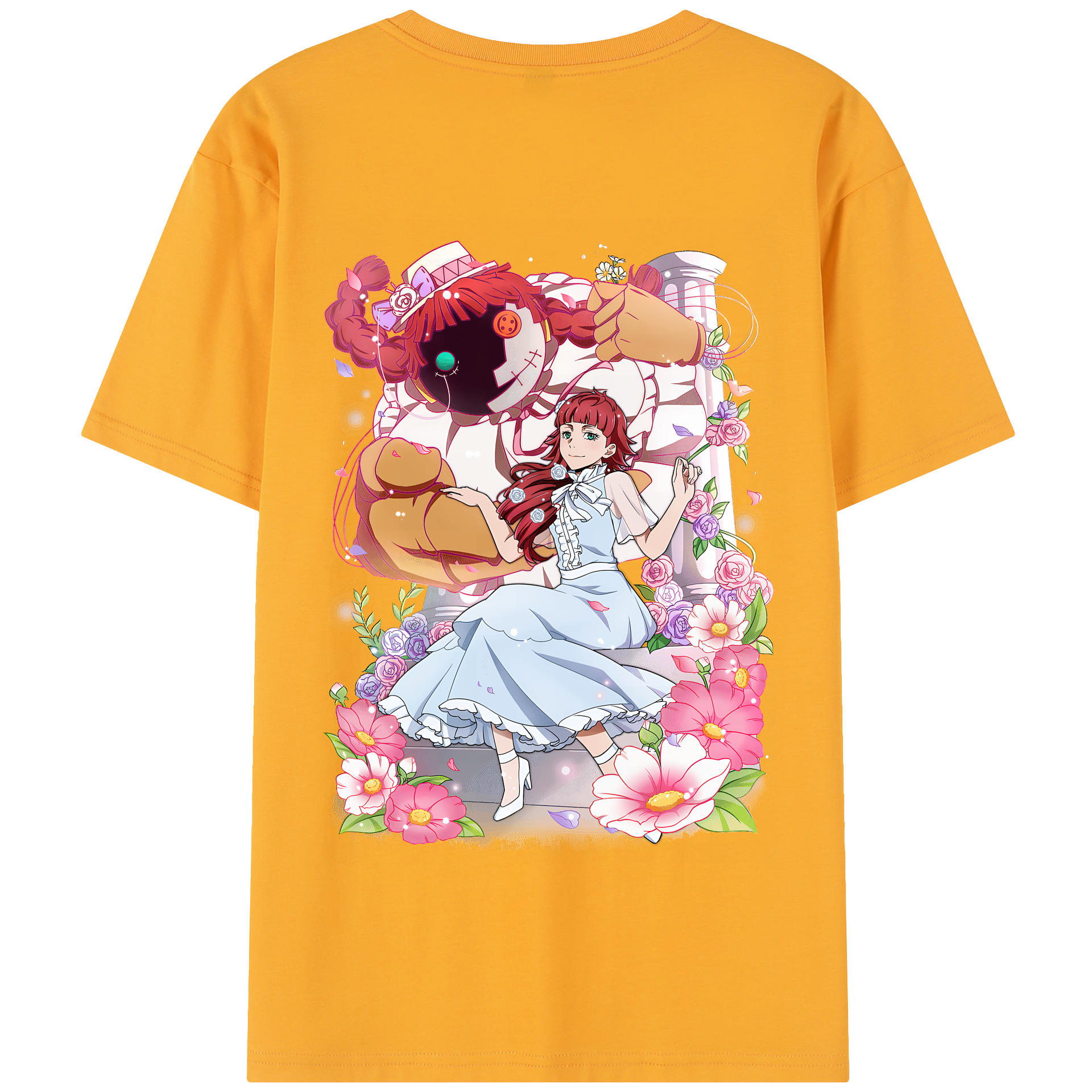 （画像用） 文豪ストレイドッグス Bungo Stray Dogs 綿100％半袖Tシャツ（背面プリント）