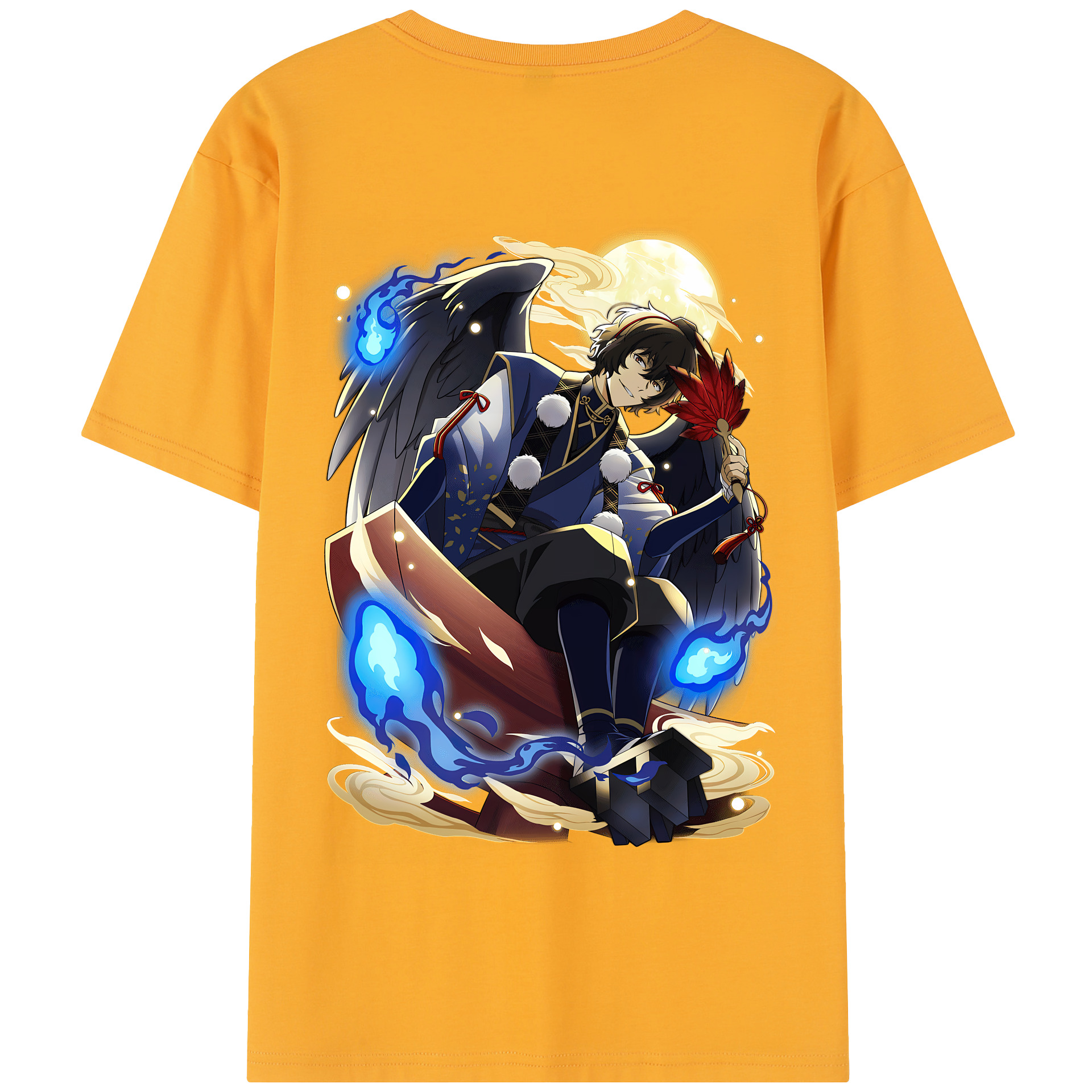 （画像用） 文豪ストレイドッグス Bungo Stray Dogs 綿100％半袖Tシャツ（背面プリント）