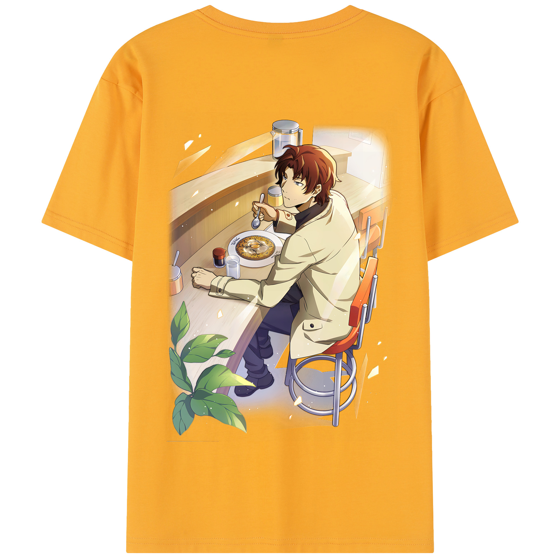 （画像用） 文豪ストレイドッグス Bungo Stray Dogs 綿100％半袖Tシャツ（背面プリント）