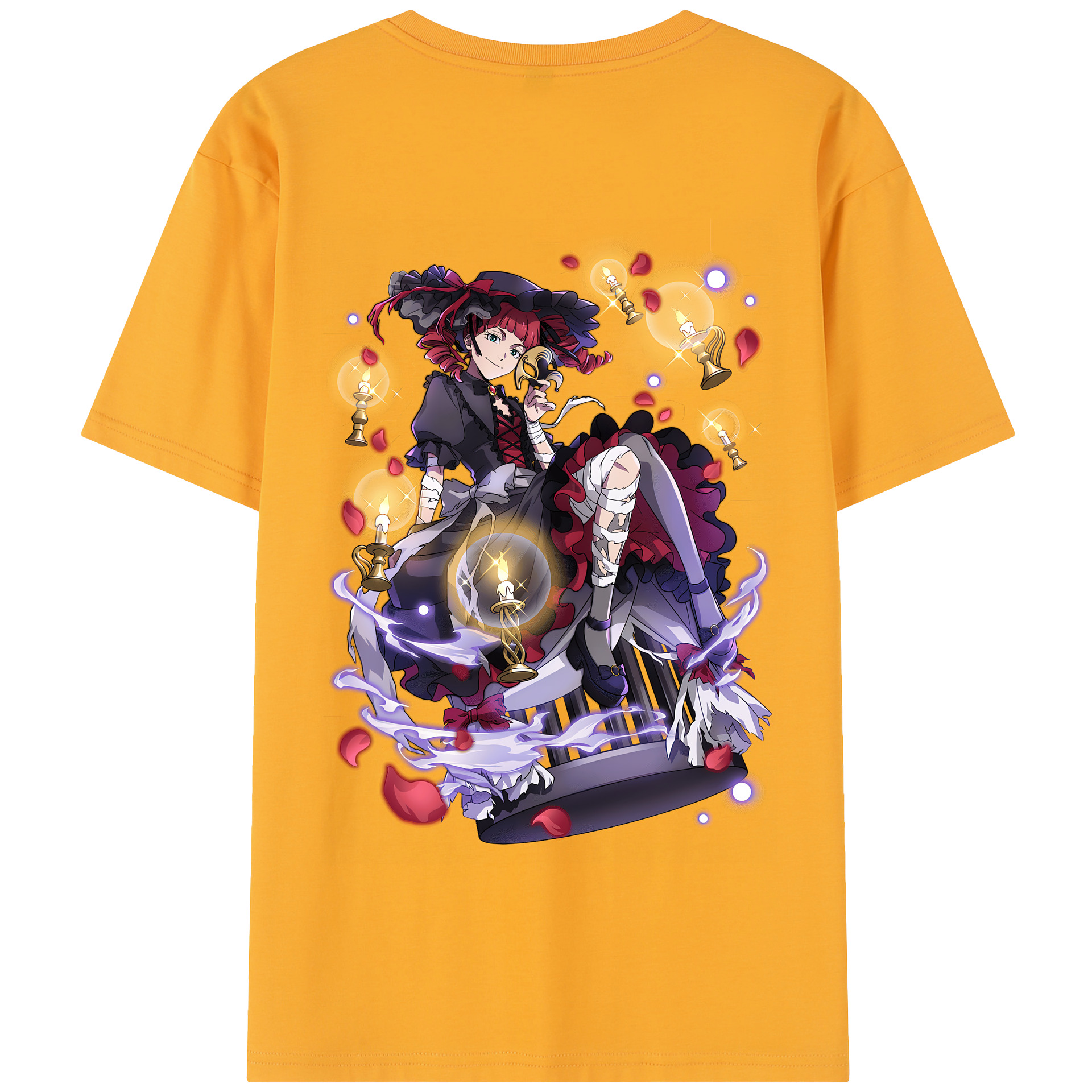 （画像用） 文豪ストレイドッグス Bungo Stray Dogs 綿100％半袖Tシャツ（背面プリント）