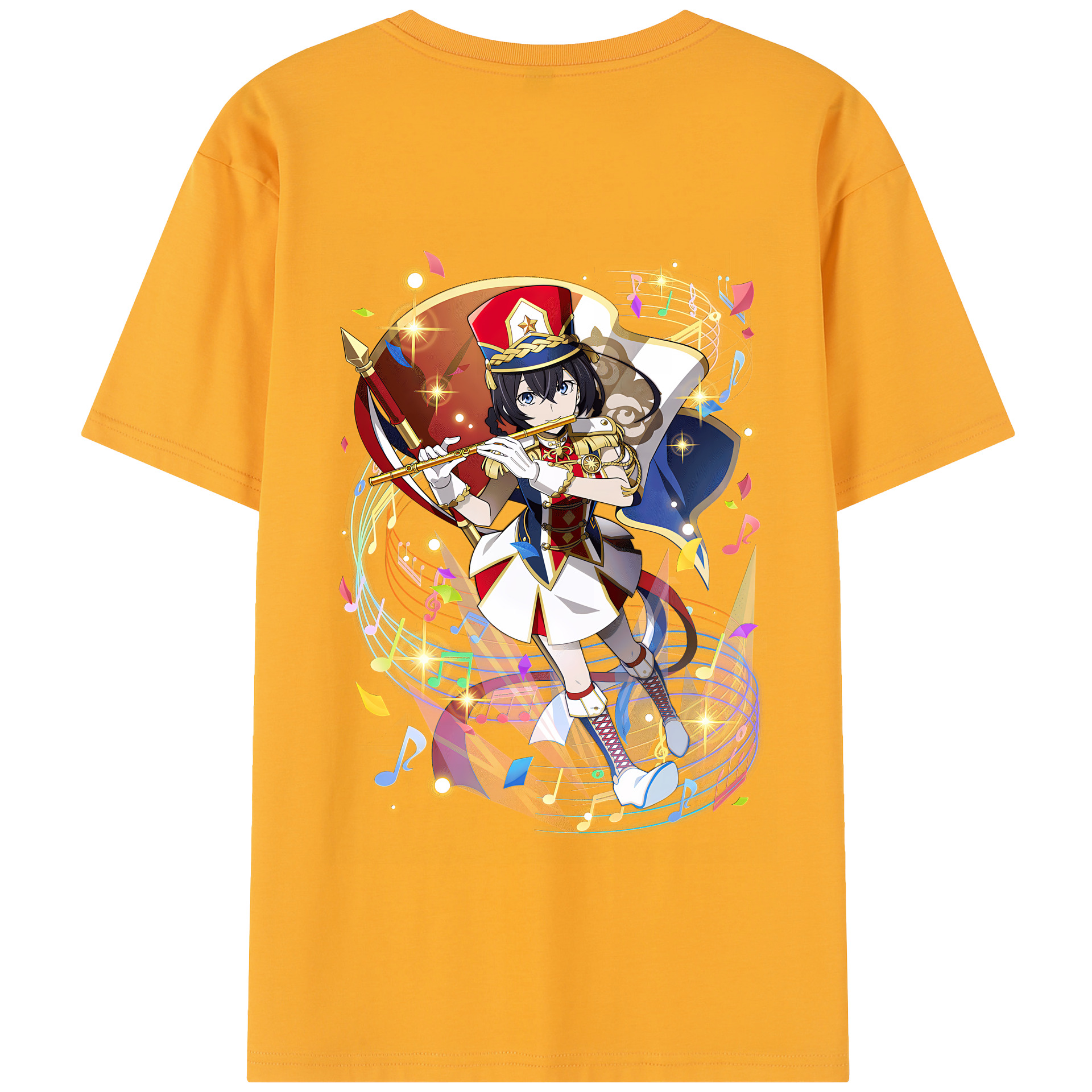 （画像用） 文豪ストレイドッグス Bungo Stray Dogs 綿100％半袖Tシャツ（背面プリント）
