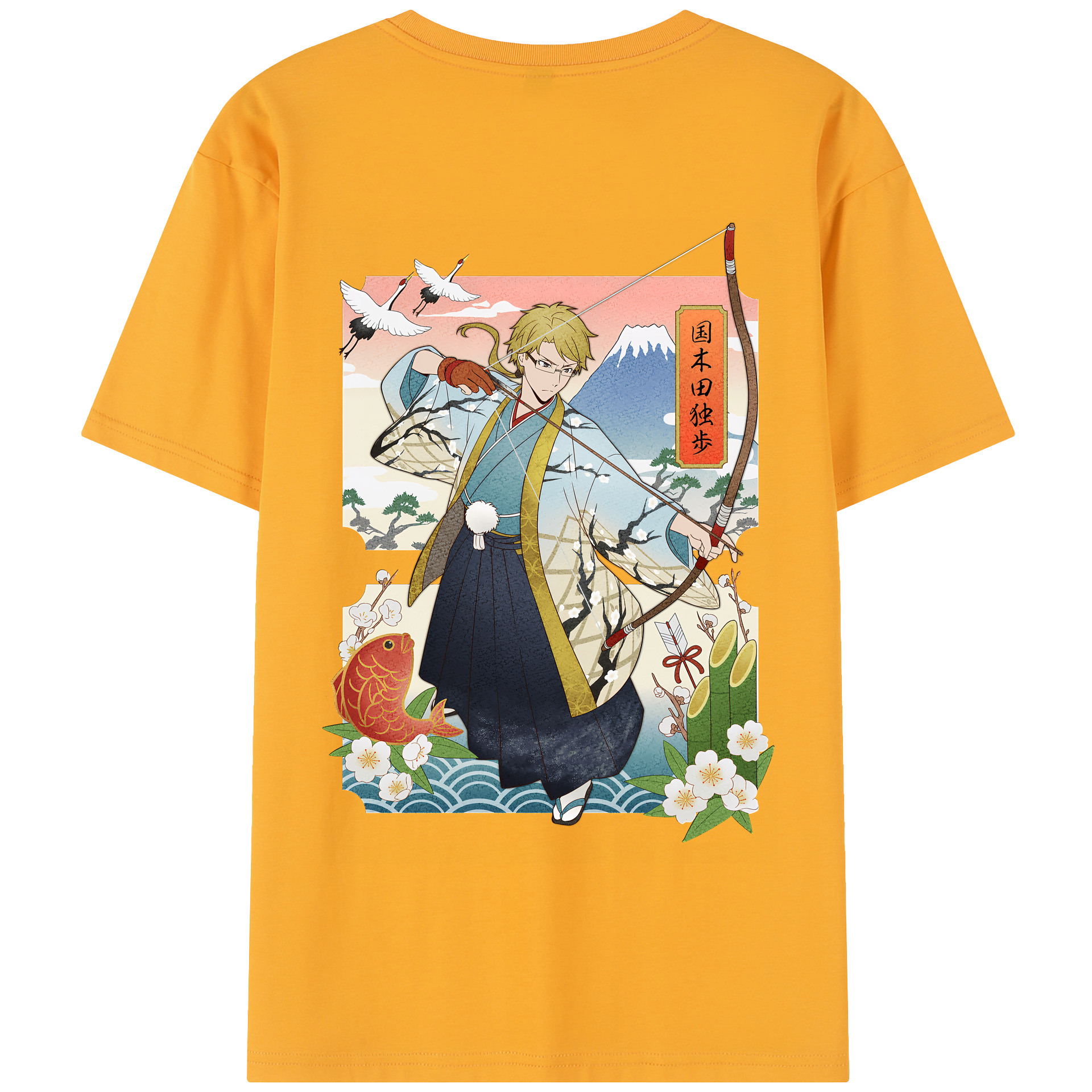 （画像用） 文豪ストレイドッグス Bungo Stray Dogs 綿100％半袖Tシャツ（背面プリント）
