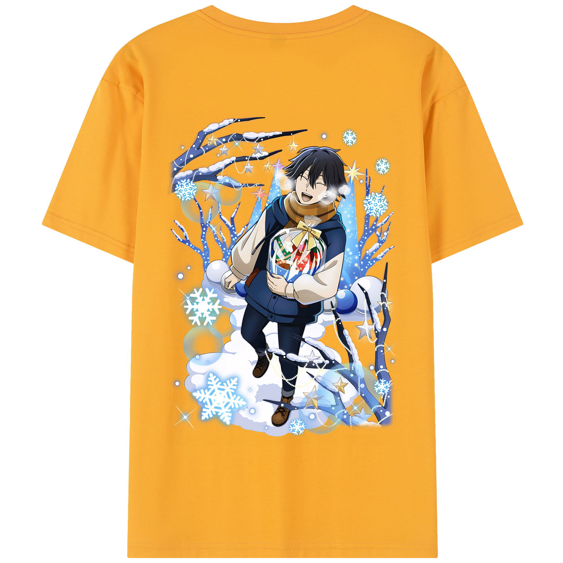 （画像用） 文豪ストレイドッグス Bungo Stray Dogs 綿100％半袖Tシャツ（背面プリント）