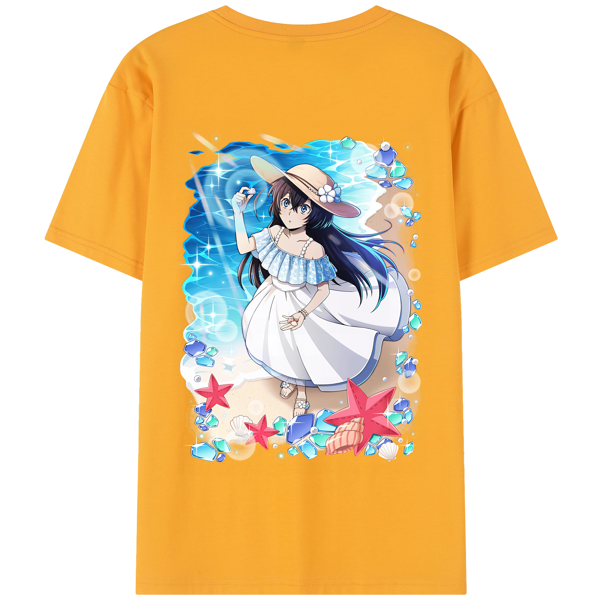 （画像用） 文豪ストレイドッグス Bungo Stray Dogs 綿100％半袖Tシャツ（背面プリント）