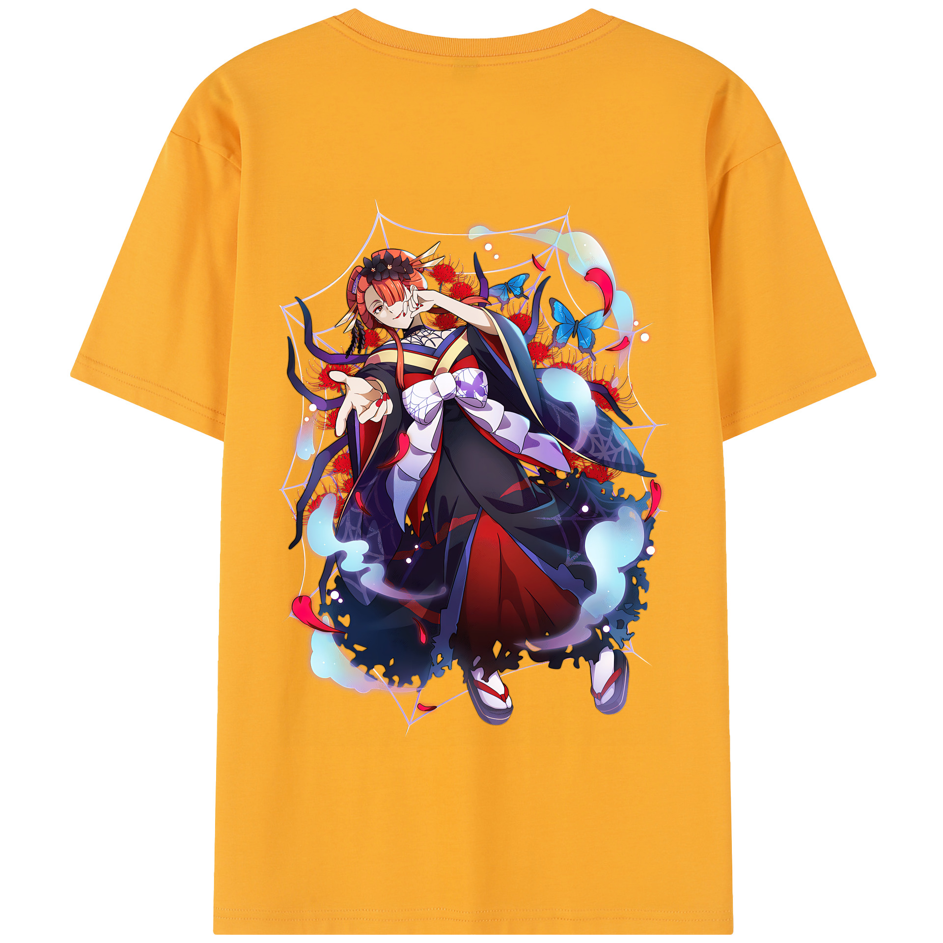 （画像用） 文豪ストレイドッグス Bungo Stray Dogs 綿100％半袖Tシャツ（背面プリント）