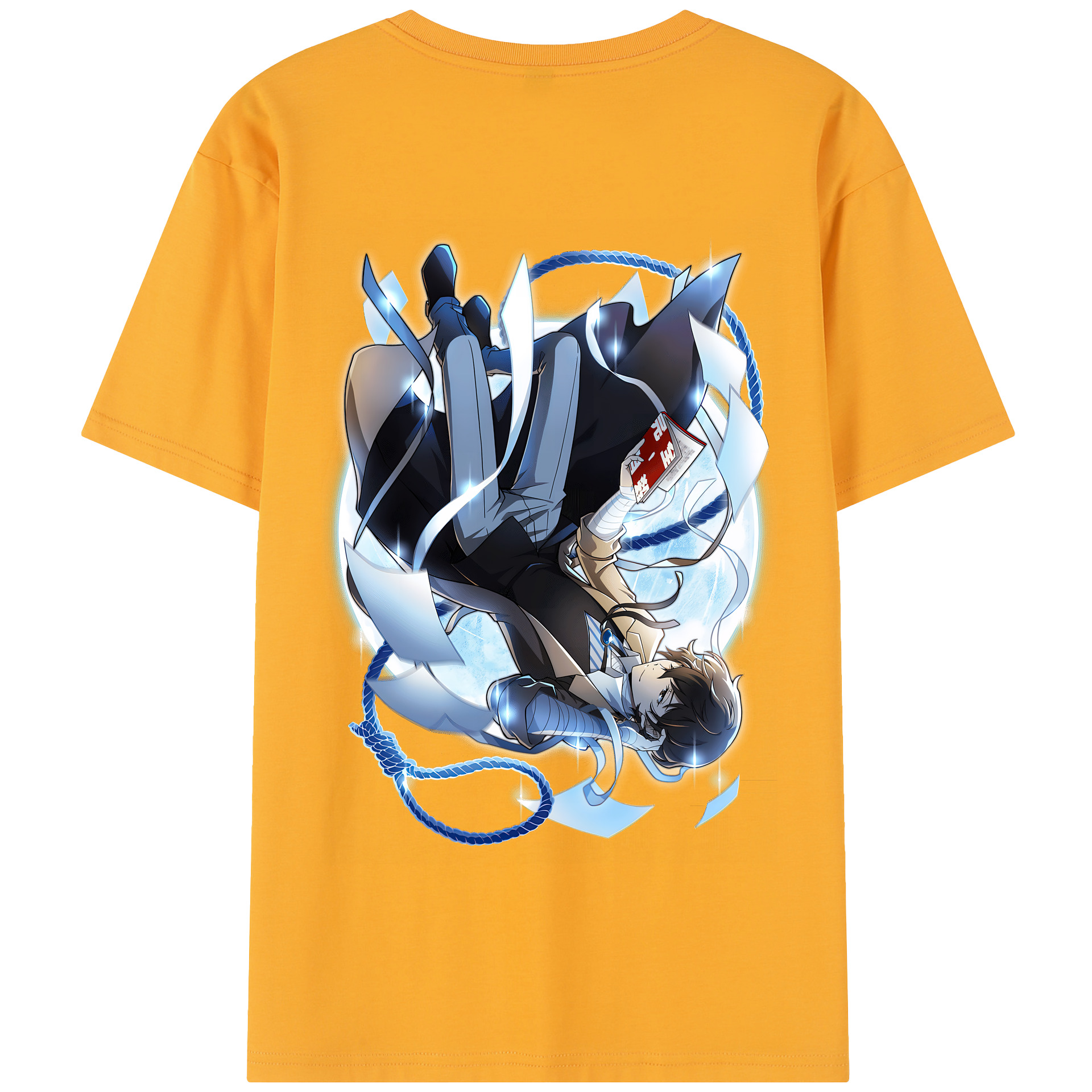 （画像用） 文豪ストレイドッグス Bungo Stray Dogs 綿100％半袖Tシャツ（背面プリント）