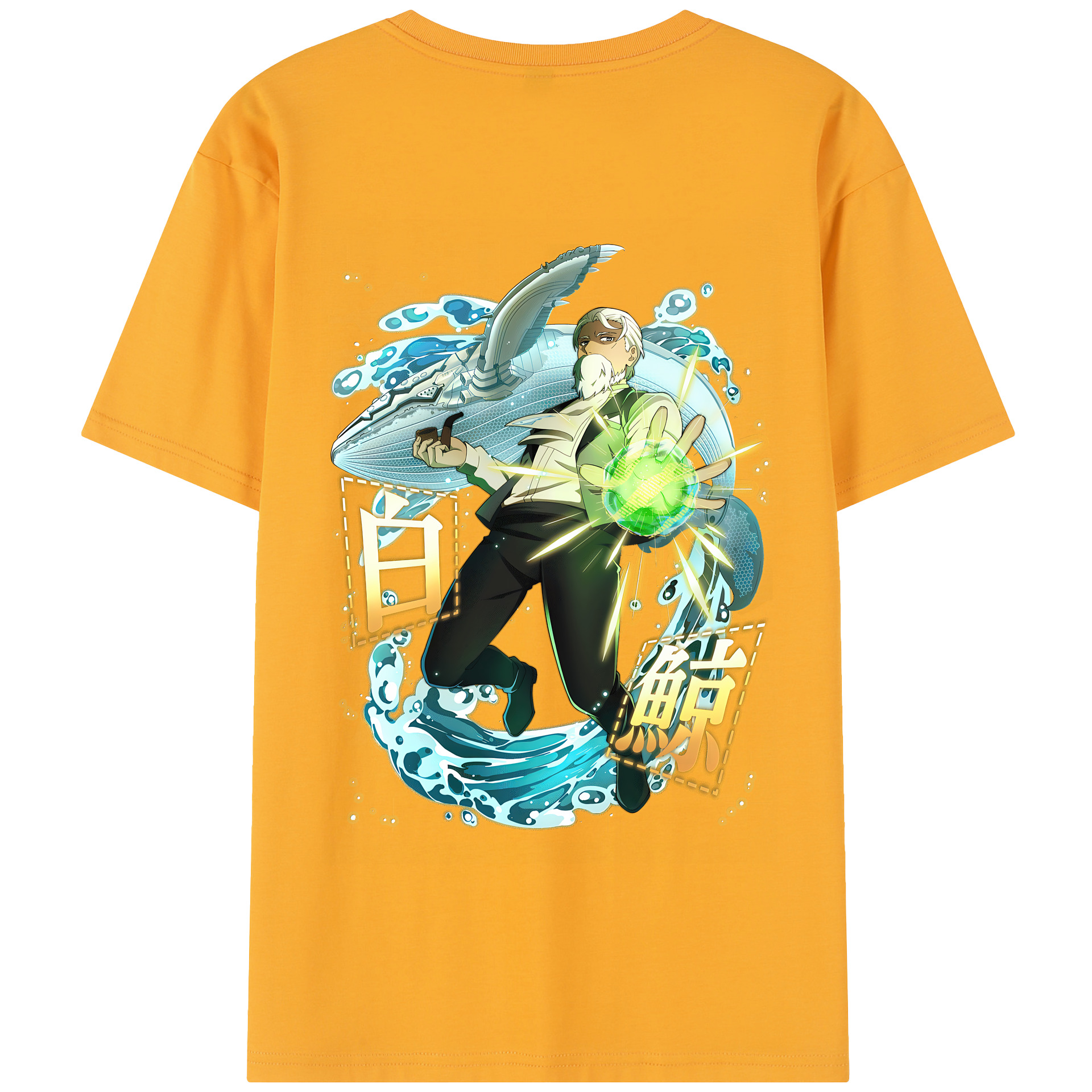 （画像用） 文豪ストレイドッグス Bungo Stray Dogs 綿100％半袖Tシャツ（背面プリント）