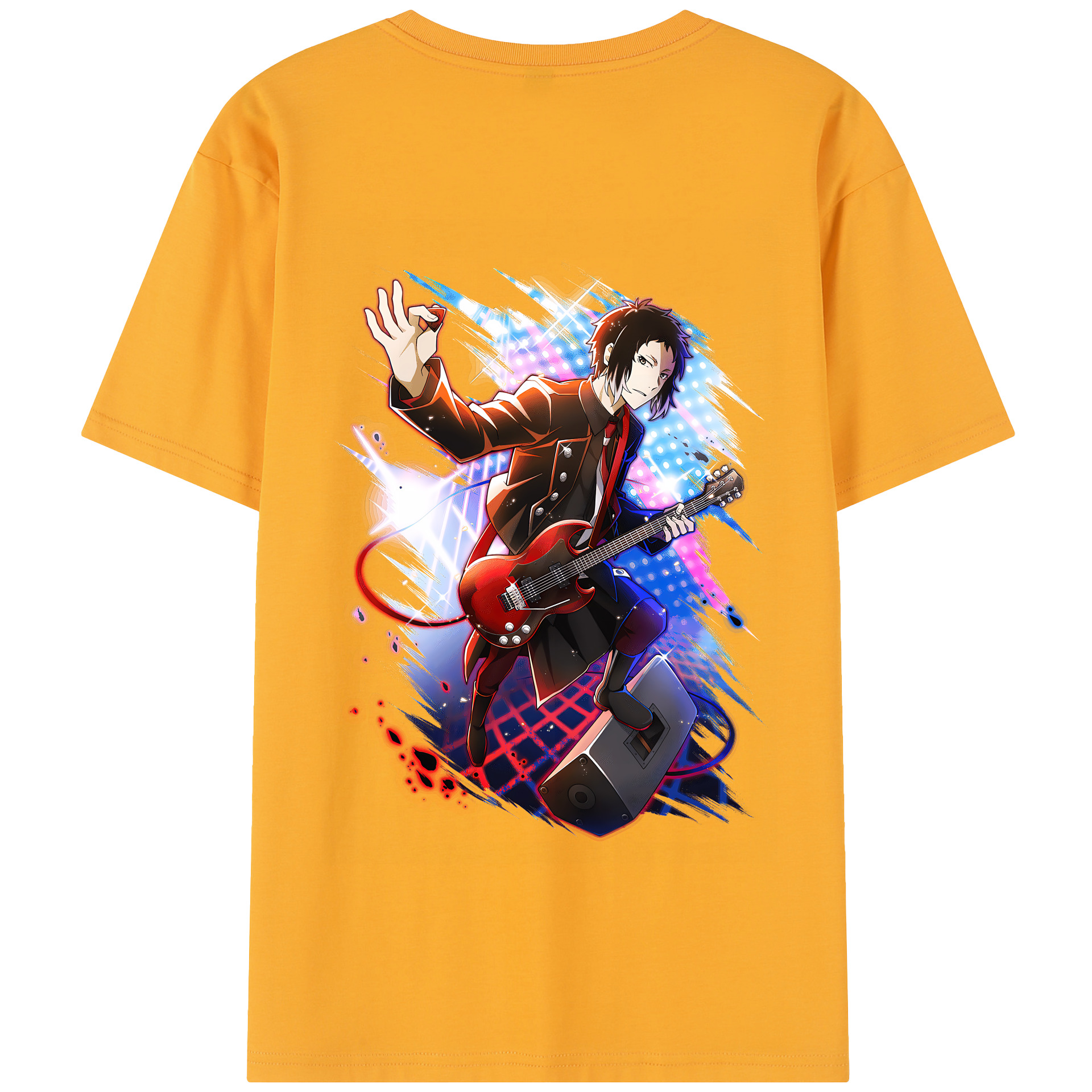 （画像用） 文豪ストレイドッグス Bungo Stray Dogs 綿100％半袖Tシャツ（背面プリント）