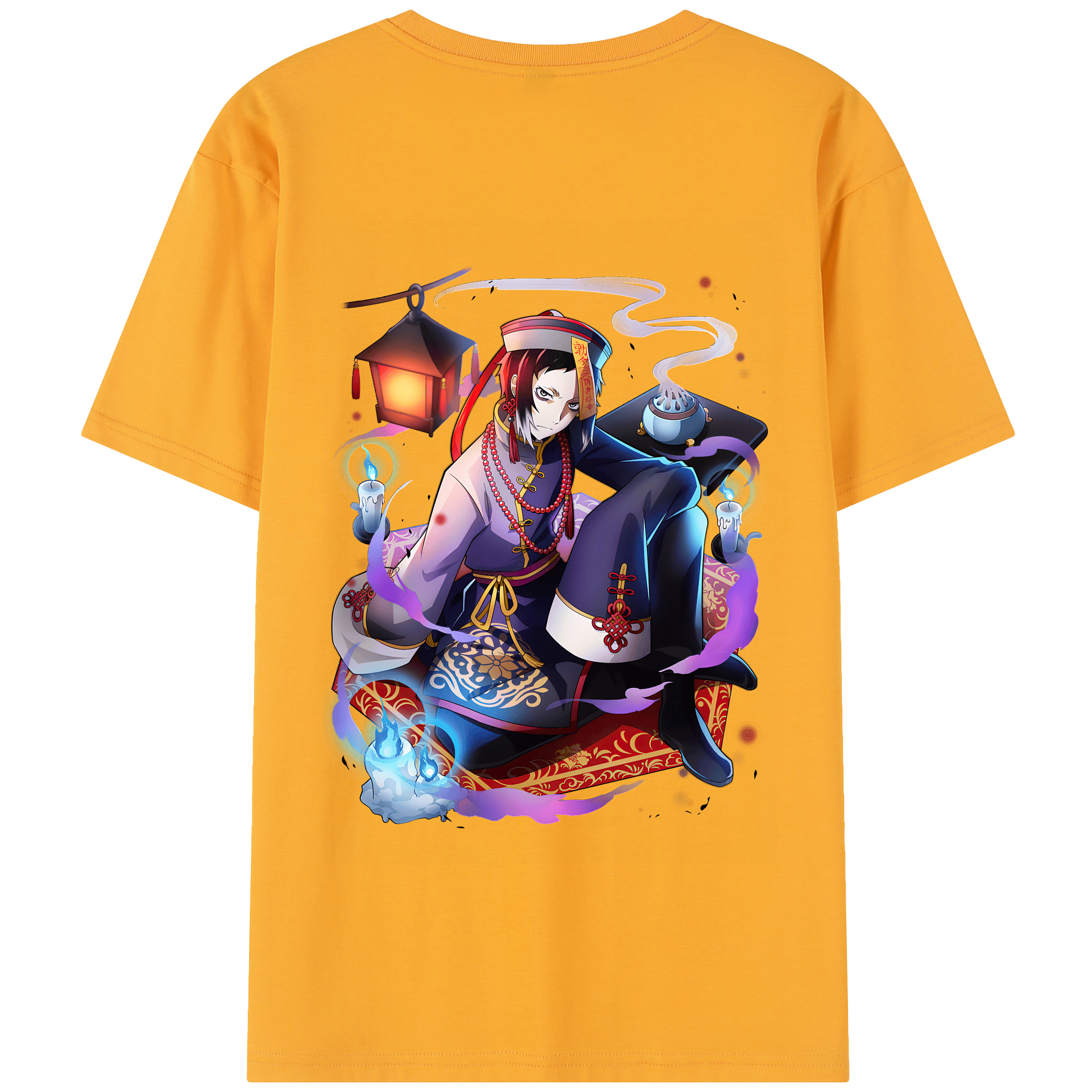 （画像用） 文豪ストレイドッグス Bungo Stray Dogs 綿100％半袖Tシャツ（背面プリント）
