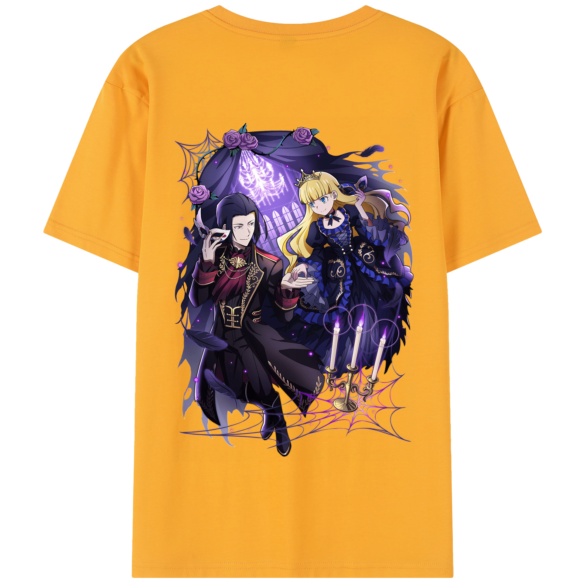 （画像用） 文豪ストレイドッグス Bungo Stray Dogs 綿100％半袖Tシャツ（背面プリント）