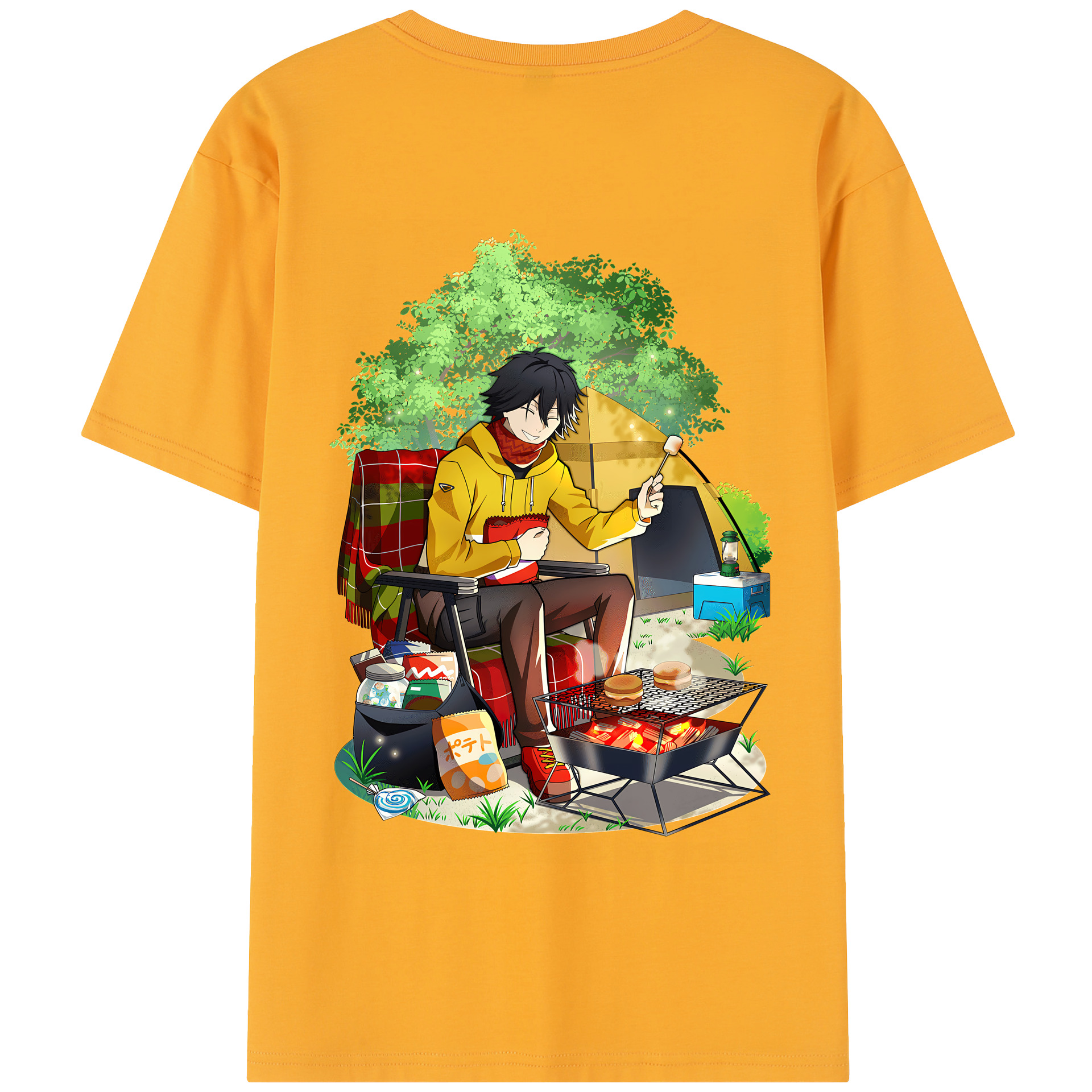 （画像用） 文豪ストレイドッグス Bungo Stray Dogs 綿100％半袖Tシャツ（背面プリント）