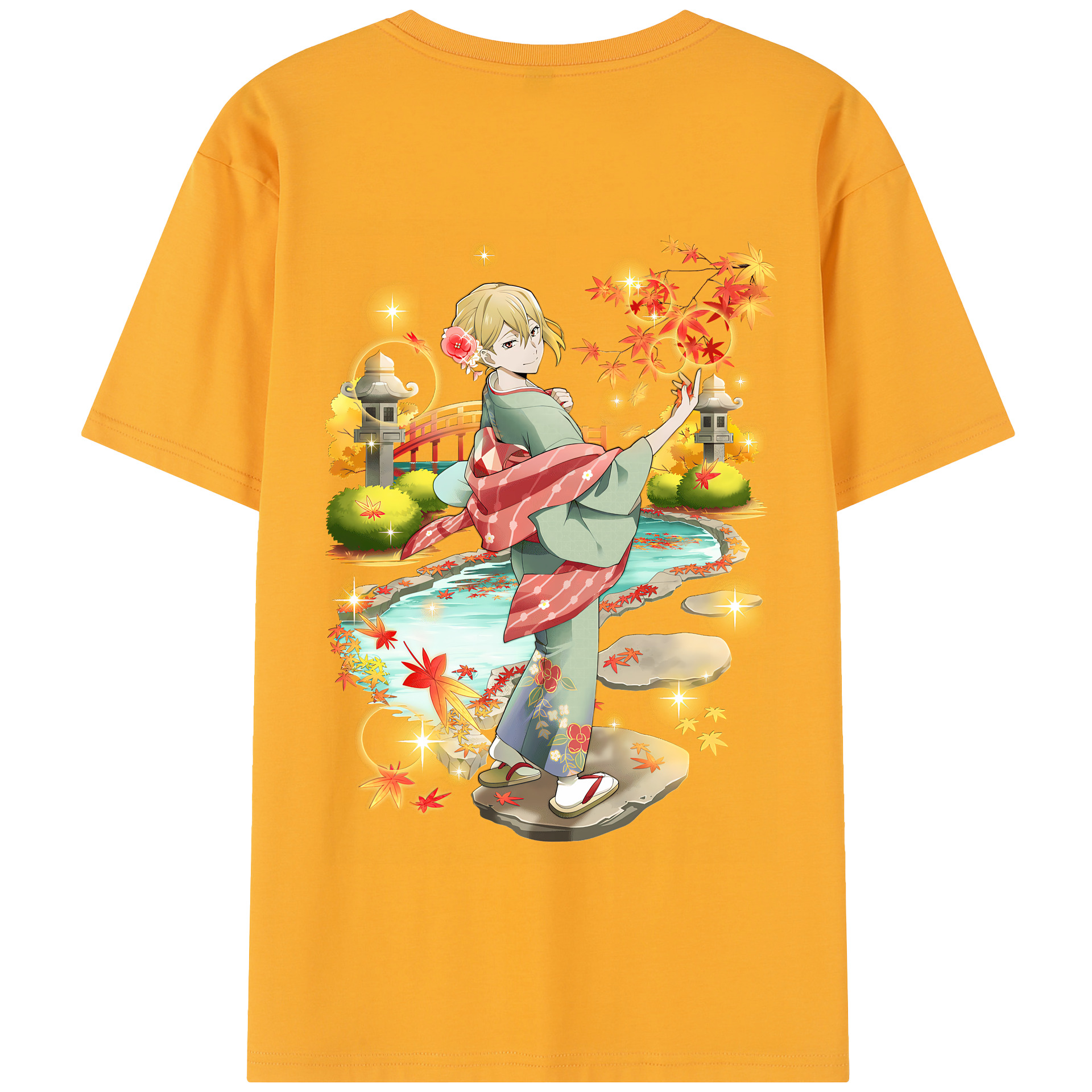 （画像用） 文豪ストレイドッグス Bungo Stray Dogs 綿100％半袖Tシャツ（背面プリント）