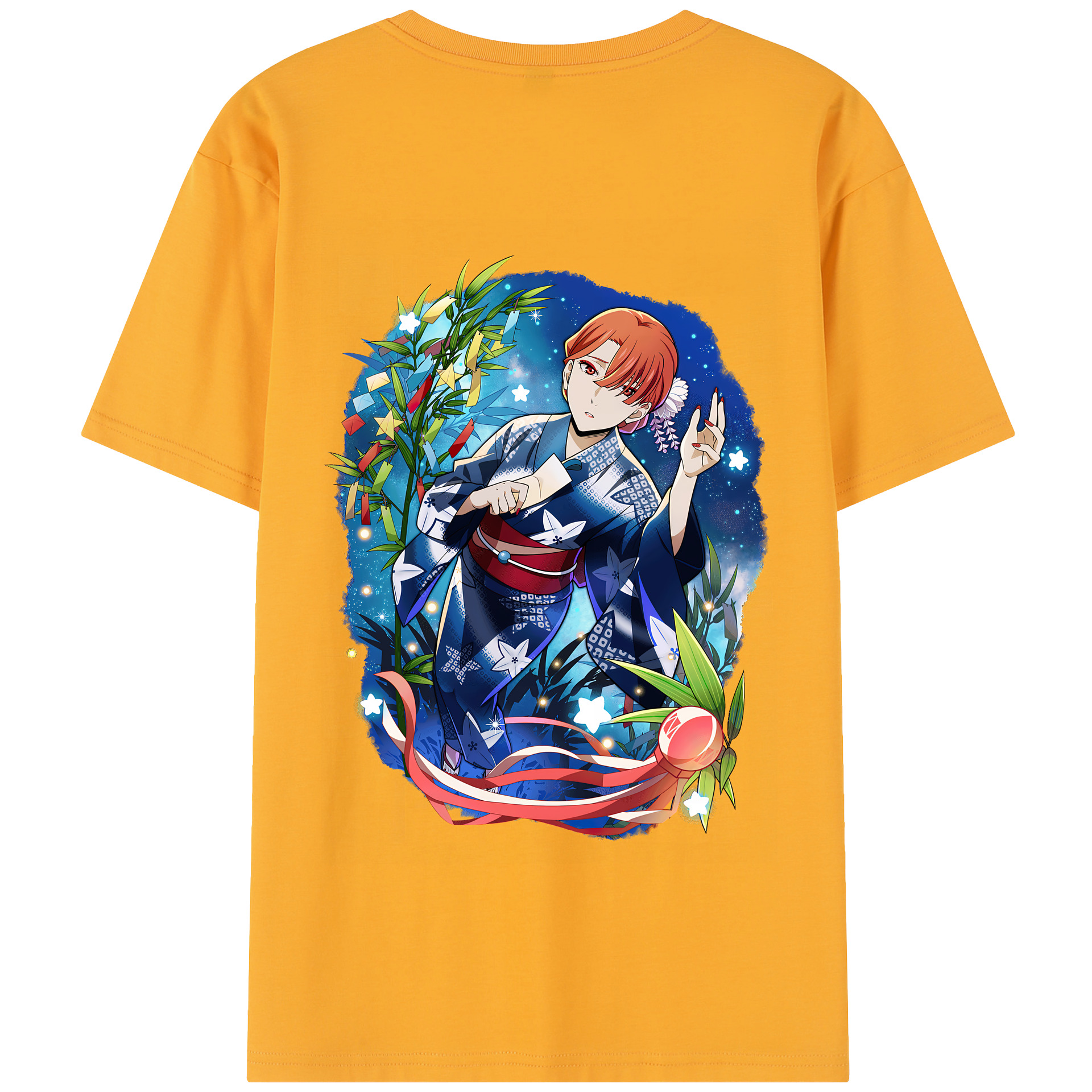 （画像用） 文豪ストレイドッグス Bungo Stray Dogs 綿100％半袖Tシャツ（背面プリント）