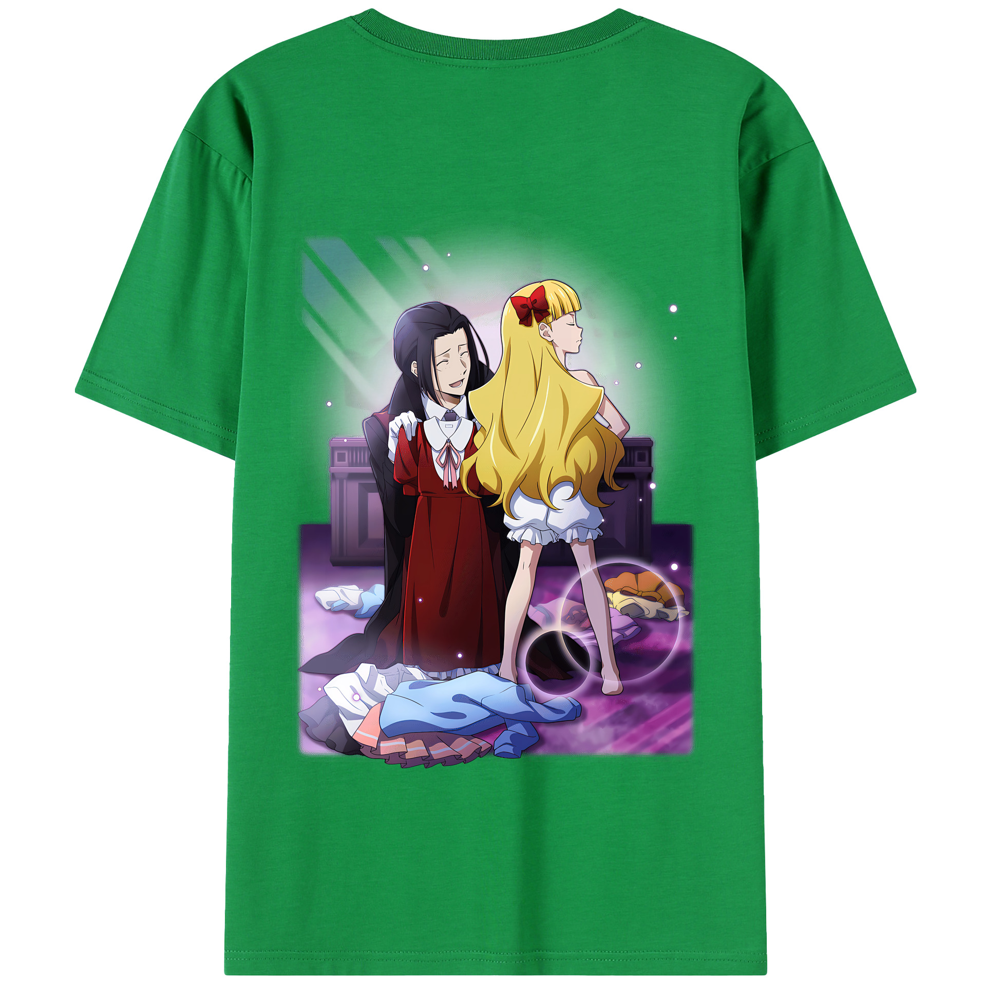 （画像用） 文豪ストレイドッグス Bungo Stray Dogs 綿100％半袖Tシャツ（背面プリント）