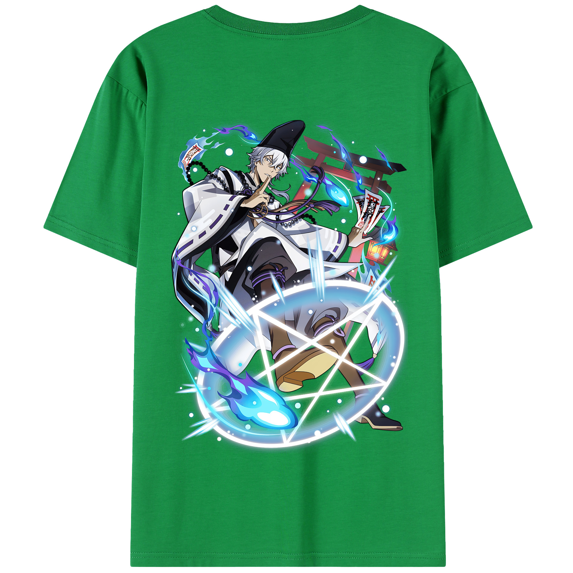（画像用） 文豪ストレイドッグス Bungo Stray Dogs 綿100％半袖Tシャツ（背面プリント）
