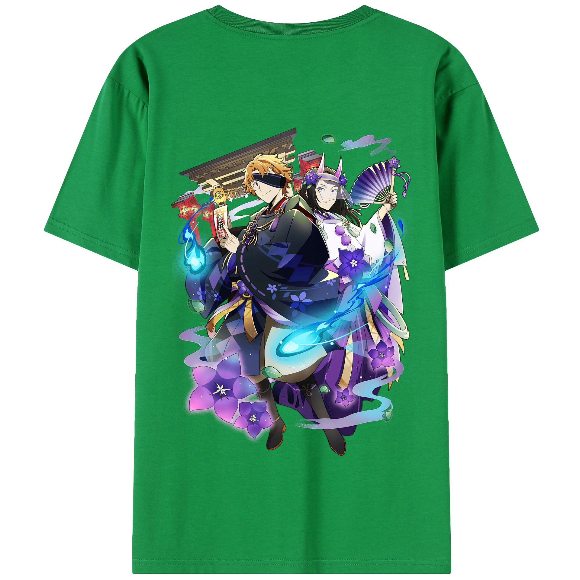 （画像用） 文豪ストレイドッグス Bungo Stray Dogs 綿100％半袖Tシャツ（背面プリント）