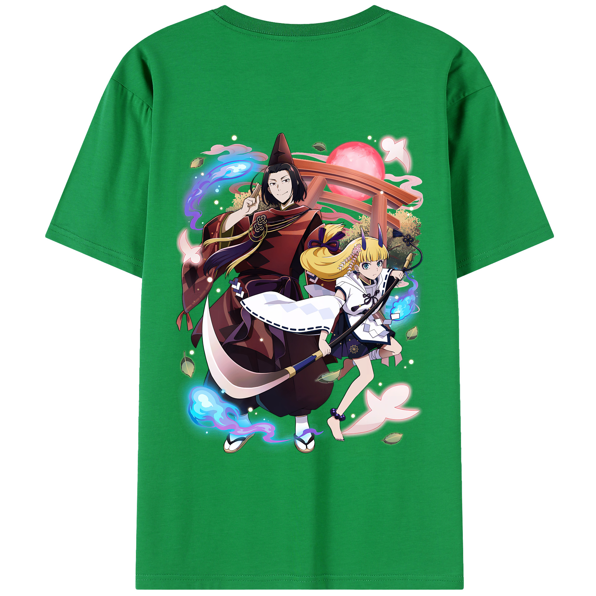 （画像用） 文豪ストレイドッグス Bungo Stray Dogs 綿100％半袖Tシャツ（背面プリント）