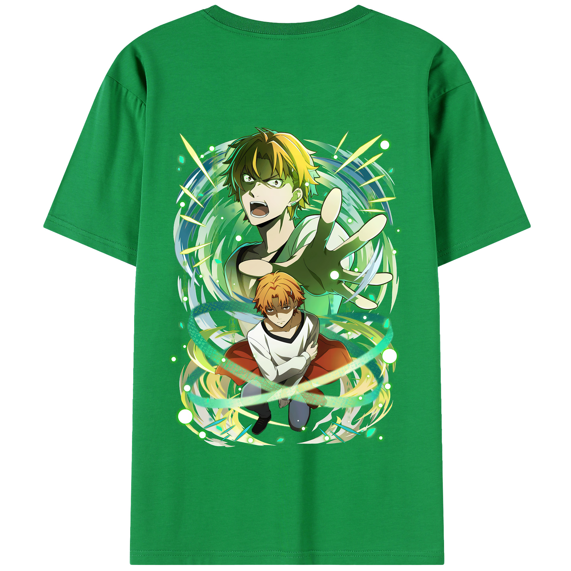（画像用） 文豪ストレイドッグス Bungo Stray Dogs 綿100％半袖Tシャツ（背面プリント）