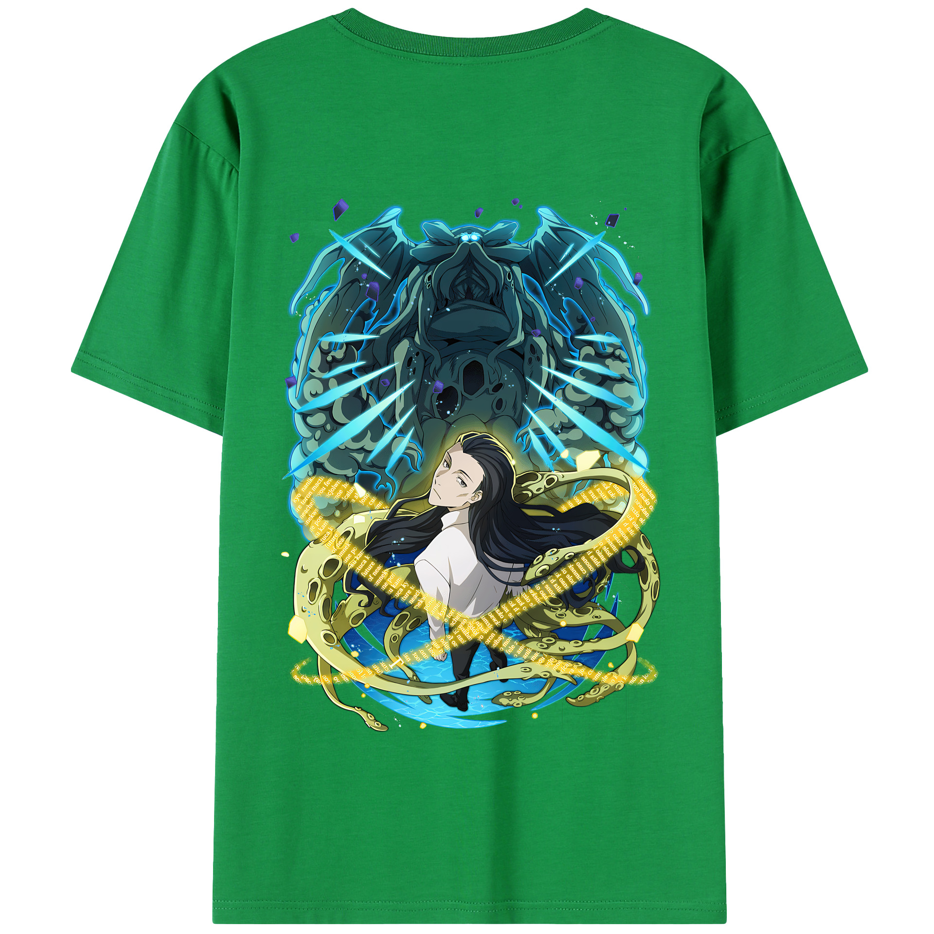 （画像用） 文豪ストレイドッグス Bungo Stray Dogs 綿100％半袖Tシャツ（背面プリント）