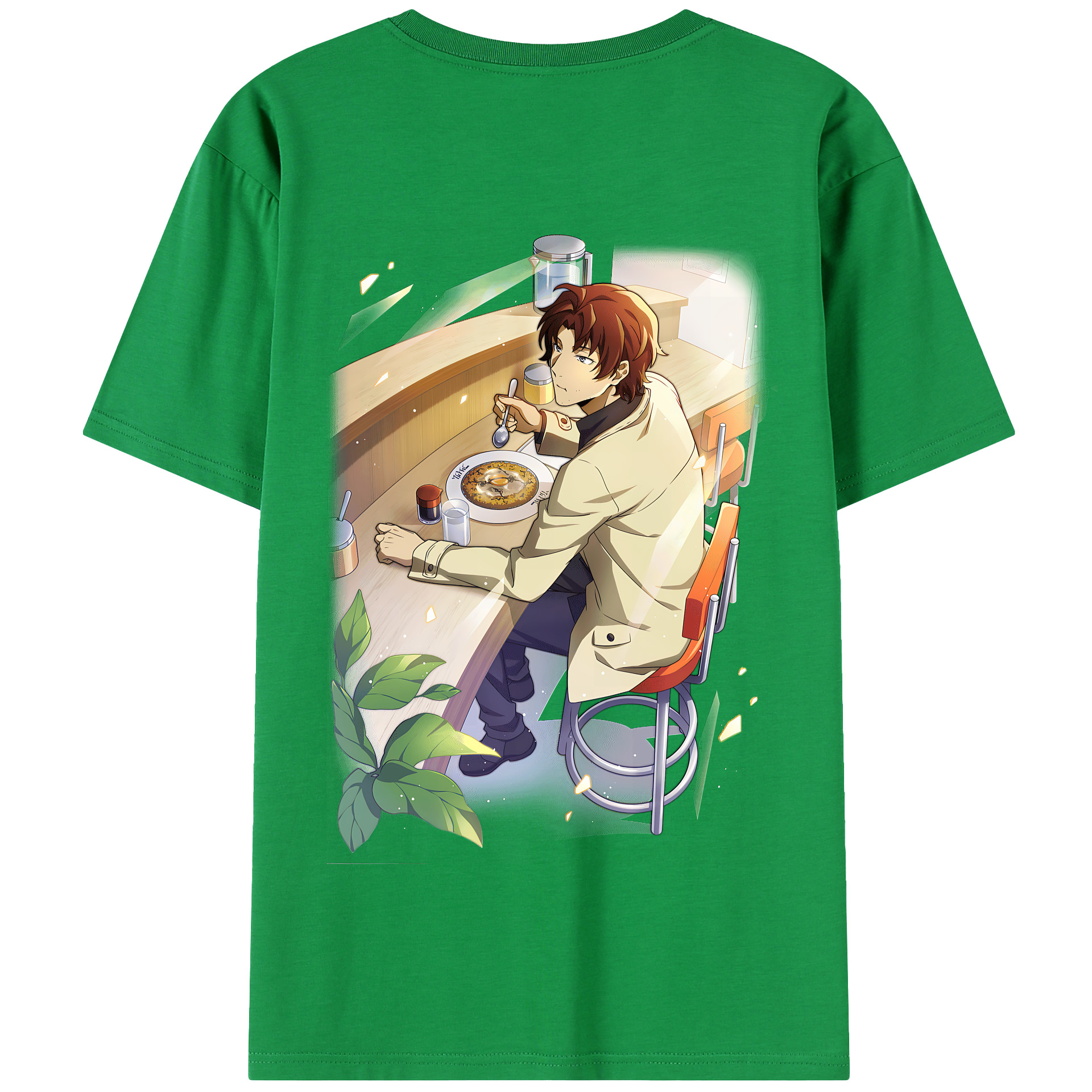 （画像用） 文豪ストレイドッグス Bungo Stray Dogs 綿100％半袖Tシャツ（背面プリント）