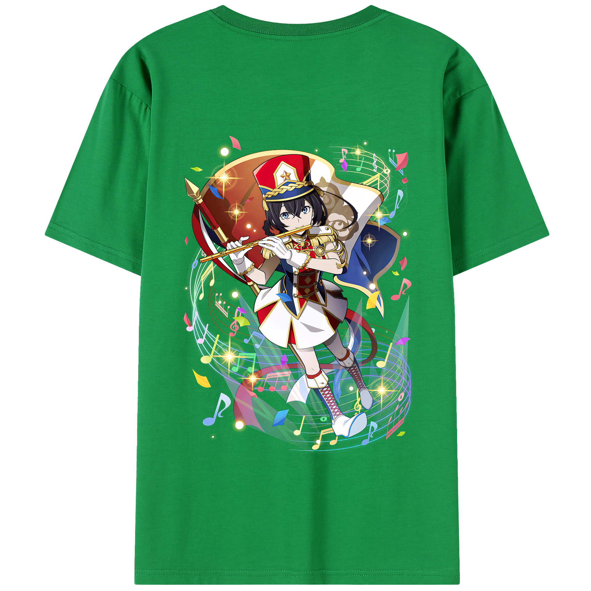 （画像用） 文豪ストレイドッグス Bungo Stray Dogs 綿100％半袖Tシャツ（背面プリント）