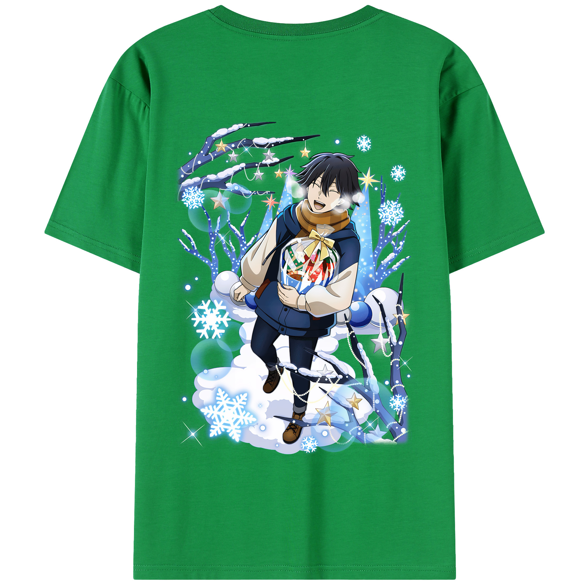 （画像用） 文豪ストレイドッグス Bungo Stray Dogs 綿100％半袖Tシャツ（背面プリント）
