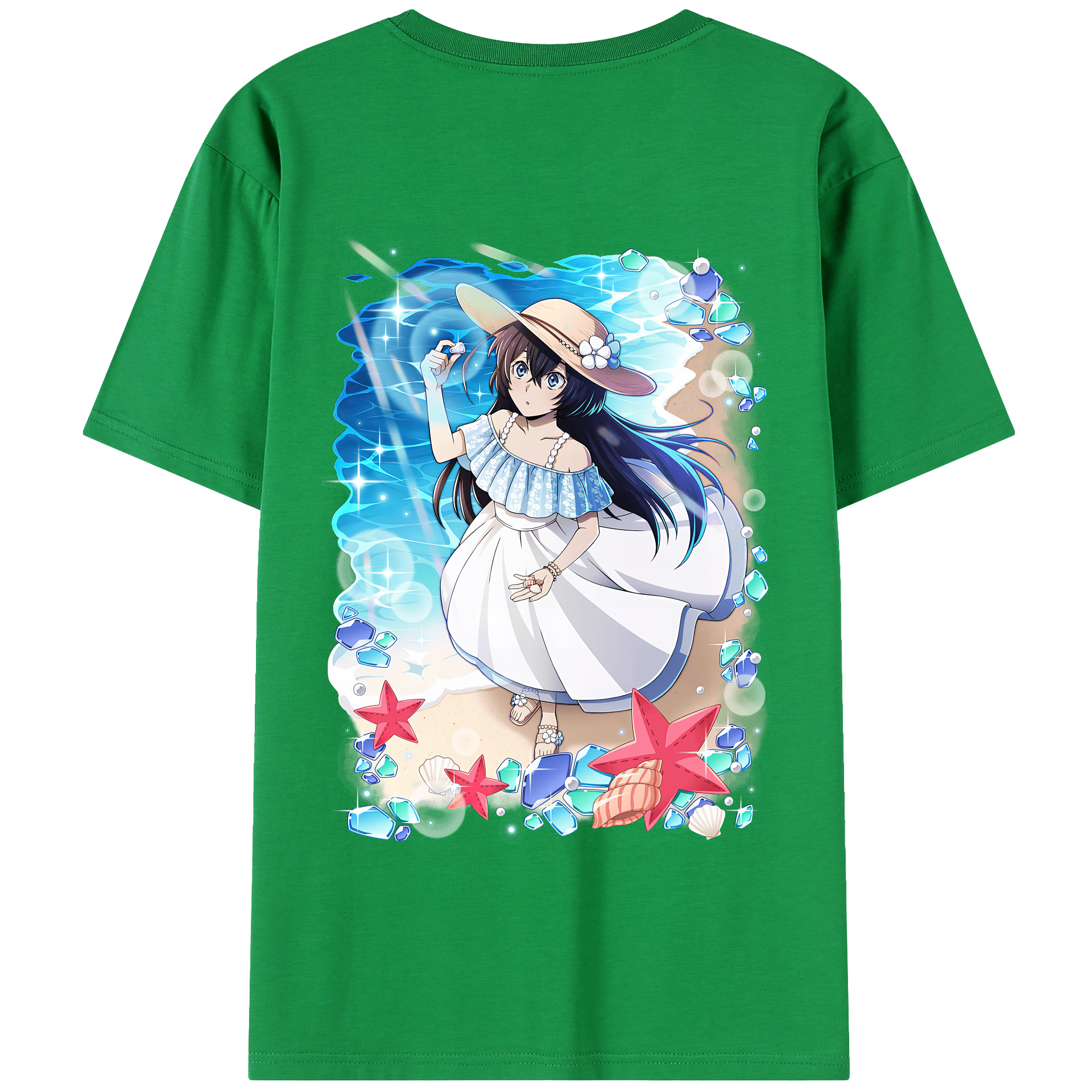（画像用） 文豪ストレイドッグス Bungo Stray Dogs 綿100％半袖Tシャツ（背面プリント）