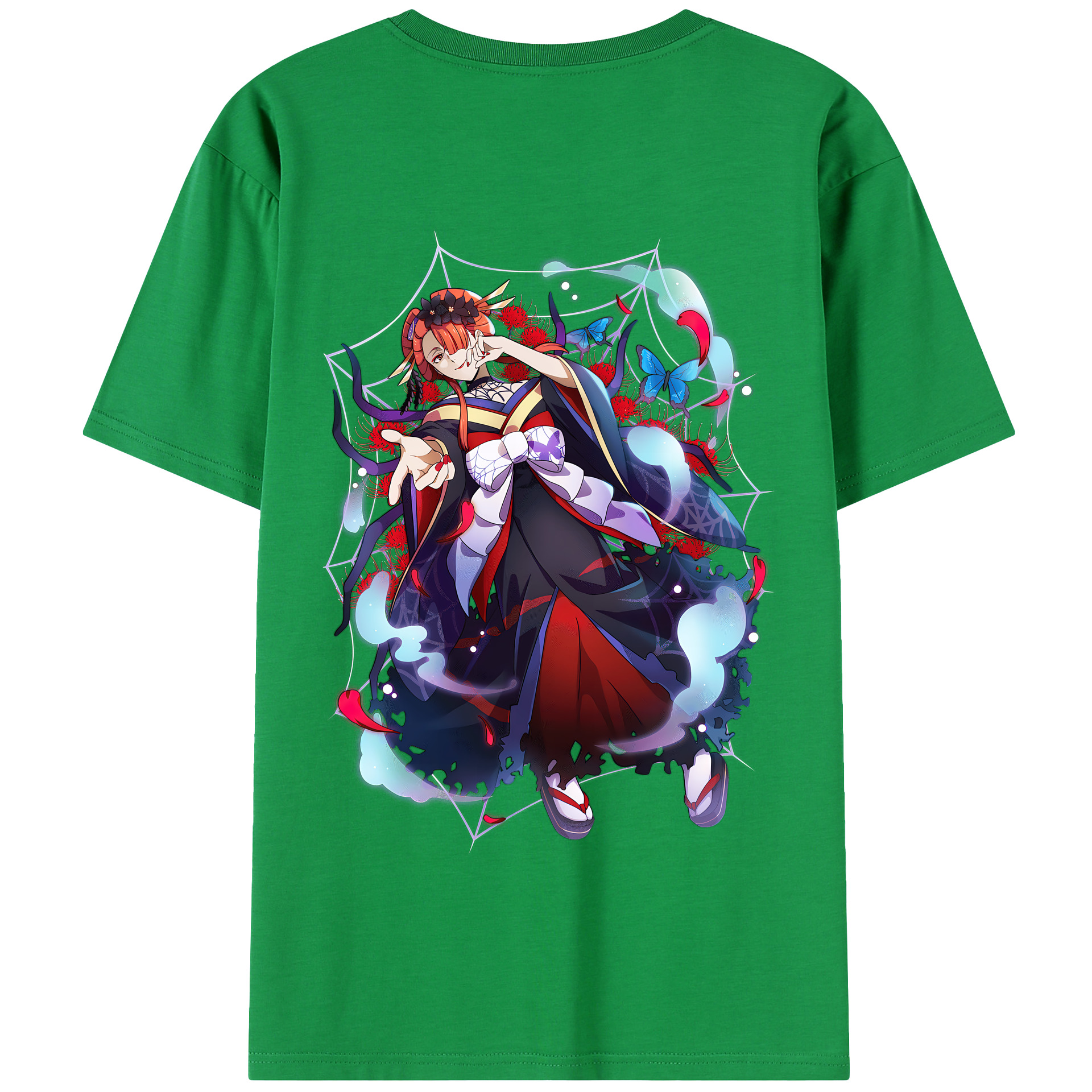 （画像用） 文豪ストレイドッグス Bungo Stray Dogs 綿100％半袖Tシャツ（背面プリント）