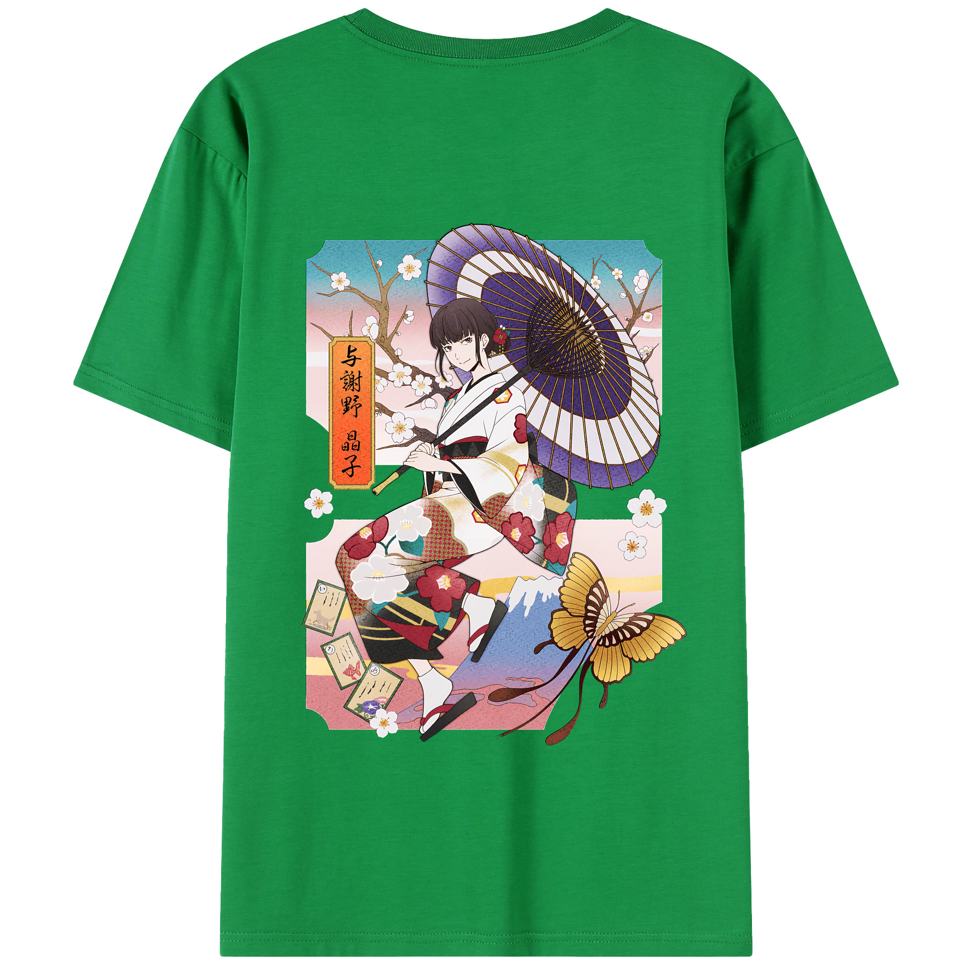（画像用） 文豪ストレイドッグス Bungo Stray Dogs 綿100％半袖Tシャツ（背面プリント）