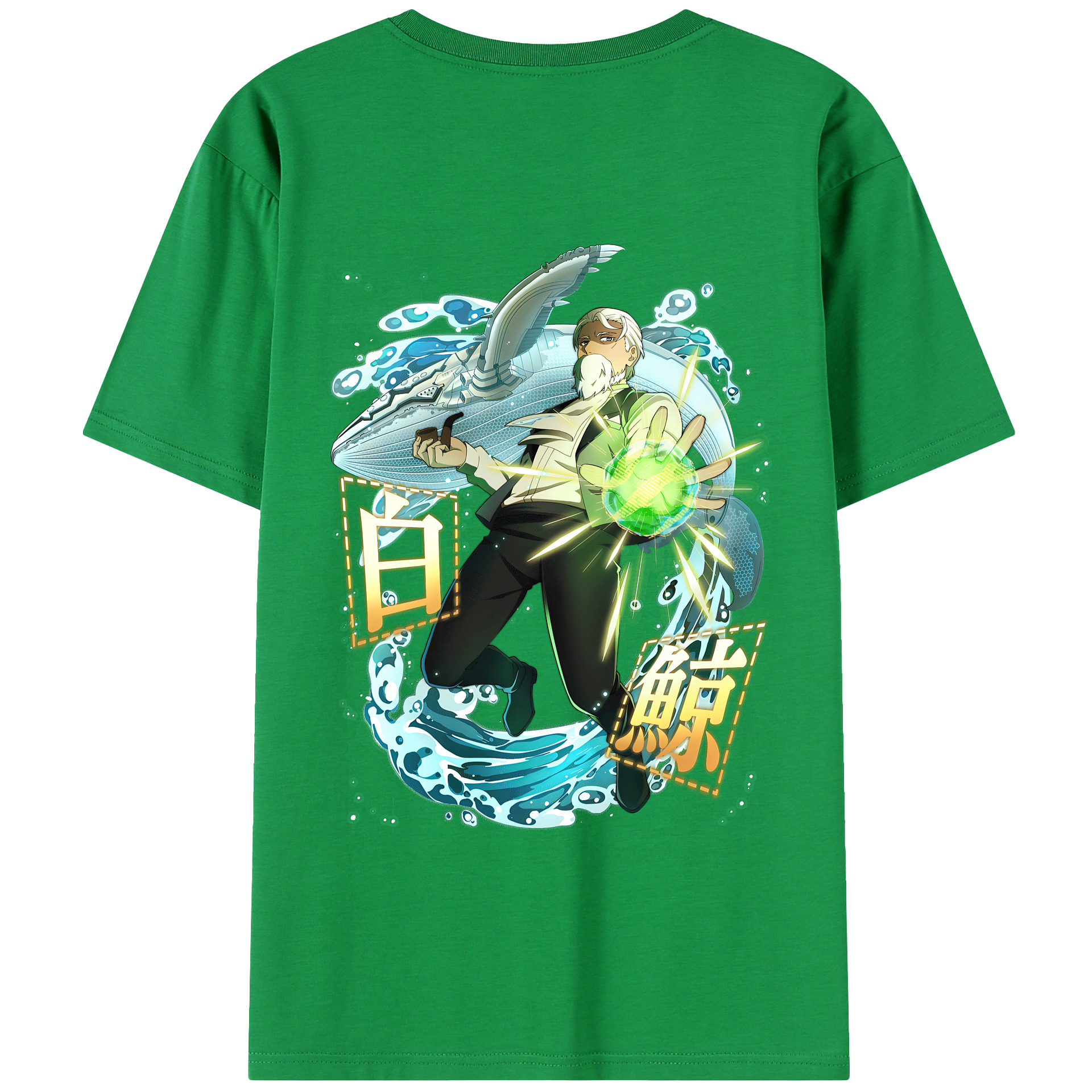 （画像用） 文豪ストレイドッグス Bungo Stray Dogs 綿100％半袖Tシャツ（背面プリント）