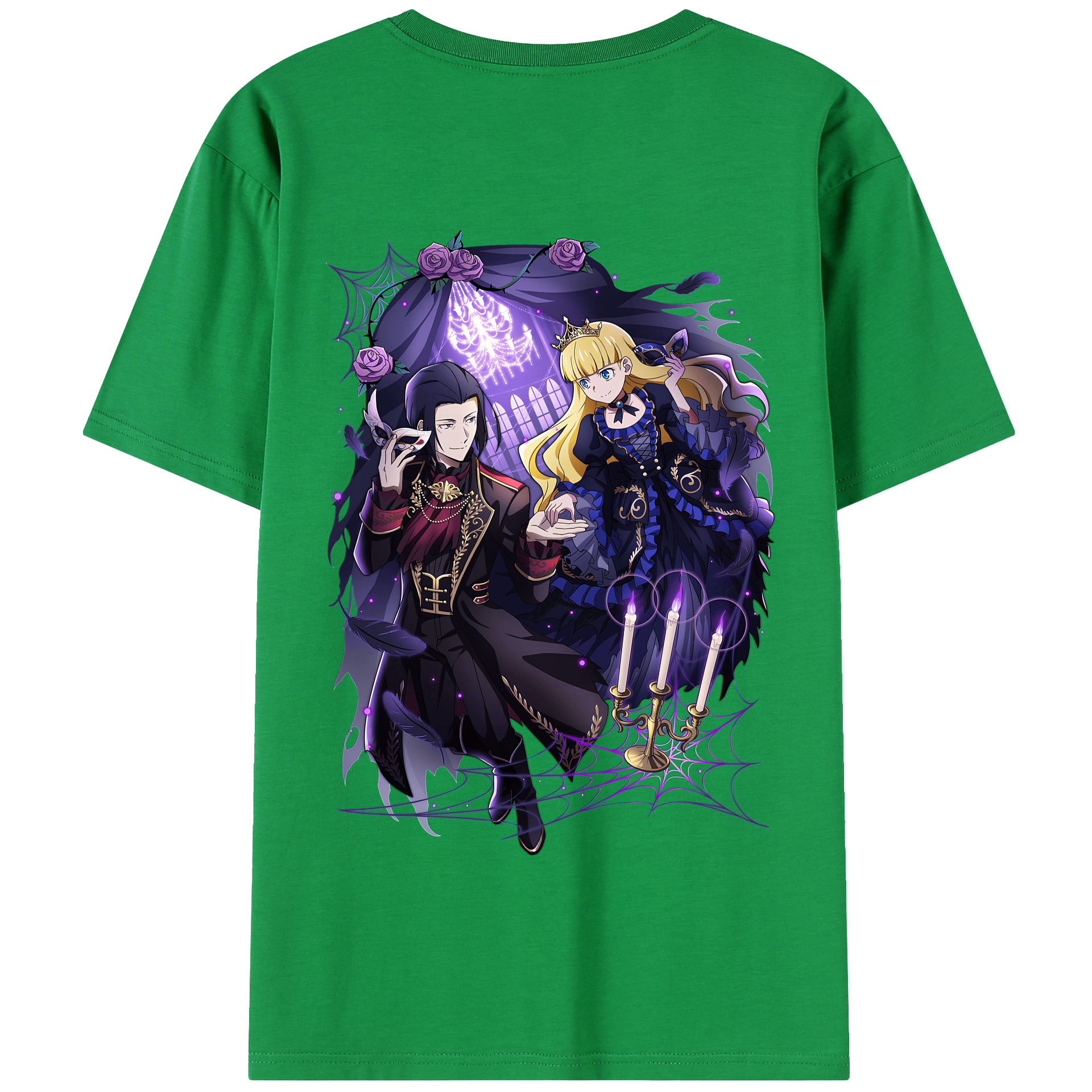 （画像用） 文豪ストレイドッグス Bungo Stray Dogs 綿100％半袖Tシャツ（背面プリント）