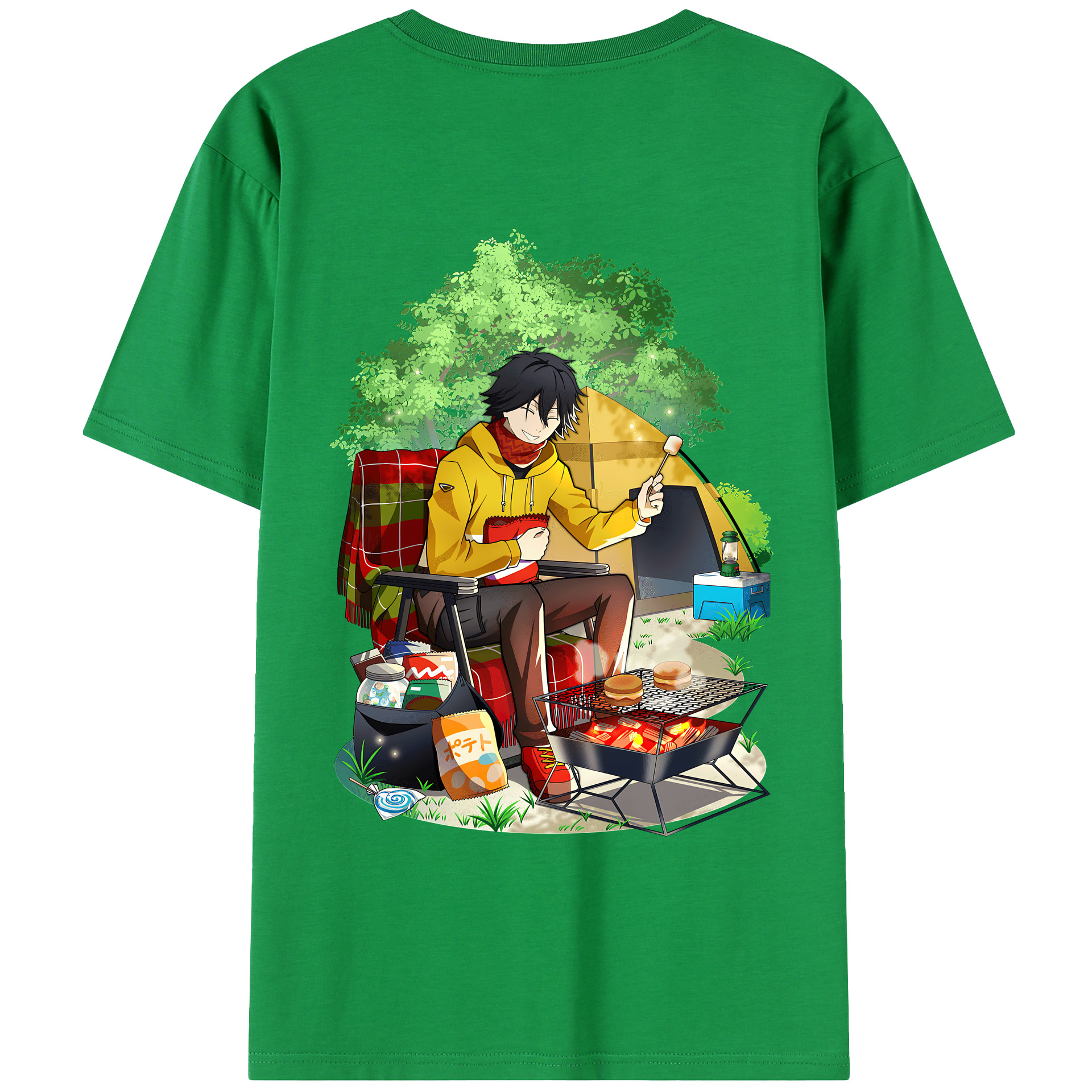 （画像用） 文豪ストレイドッグス Bungo Stray Dogs 綿100％半袖Tシャツ（背面プリント）