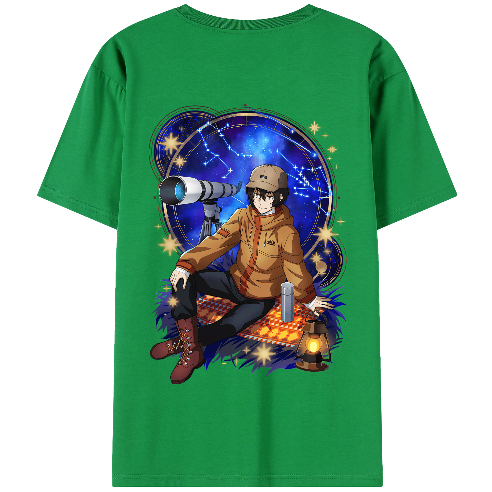（画像用） 文豪ストレイドッグス Bungo Stray Dogs 綿100％半袖Tシャツ（背面プリント）