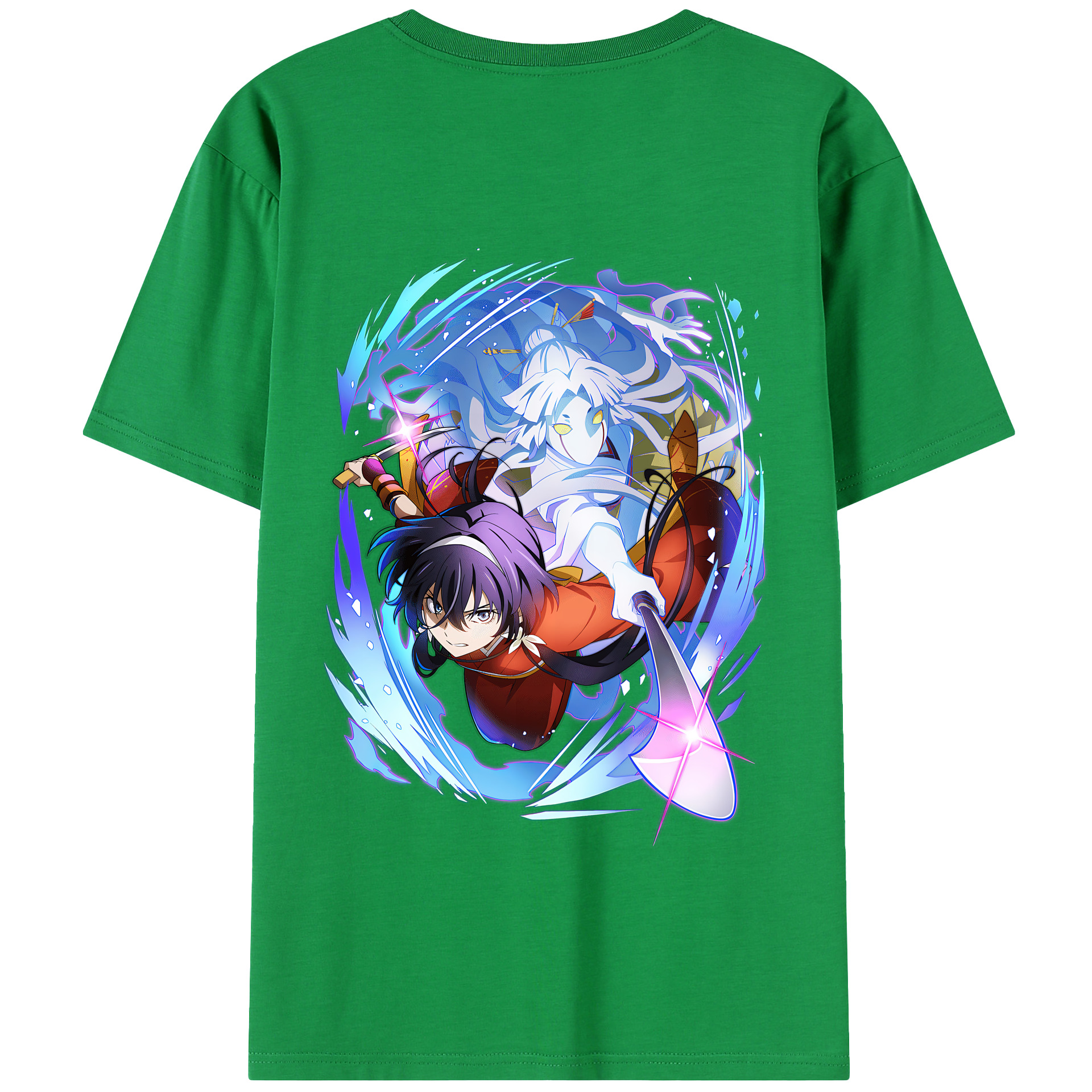 （画像用） 文豪ストレイドッグス Bungo Stray Dogs 綿100％半袖Tシャツ（背面プリント）