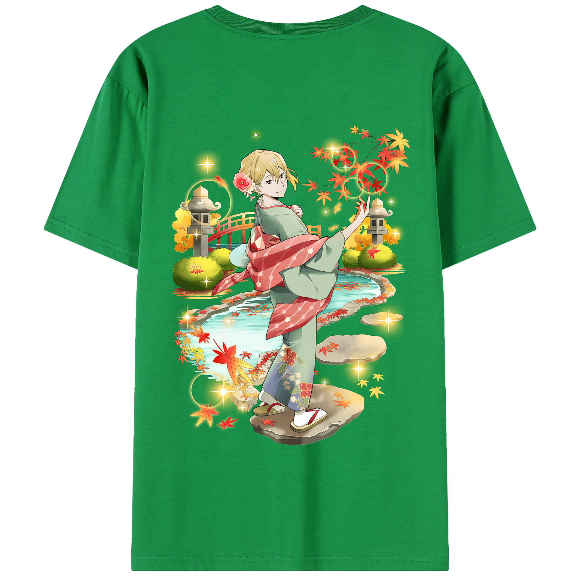 （画像用） 文豪ストレイドッグス Bungo Stray Dogs 綿100％半袖Tシャツ（背面プリント）