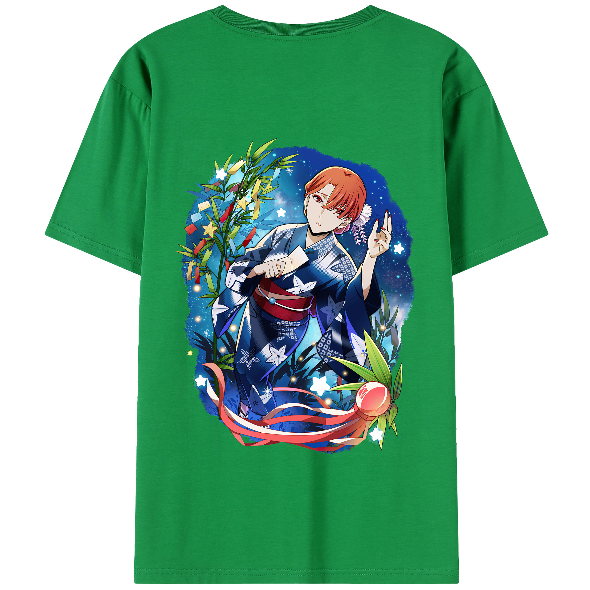 （画像用） 文豪ストレイドッグス Bungo Stray Dogs 綿100％半袖Tシャツ（背面プリント）