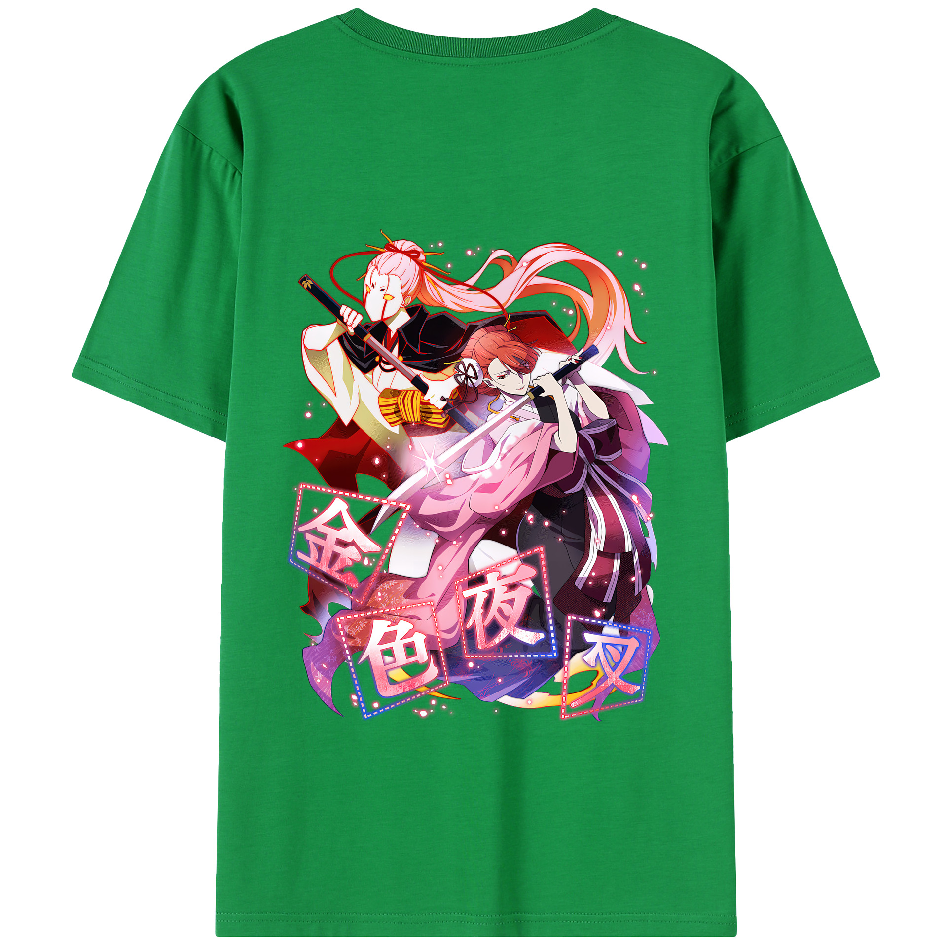 （画像用） 文豪ストレイドッグス Bungo Stray Dogs 綿100％半袖Tシャツ（背面プリント）