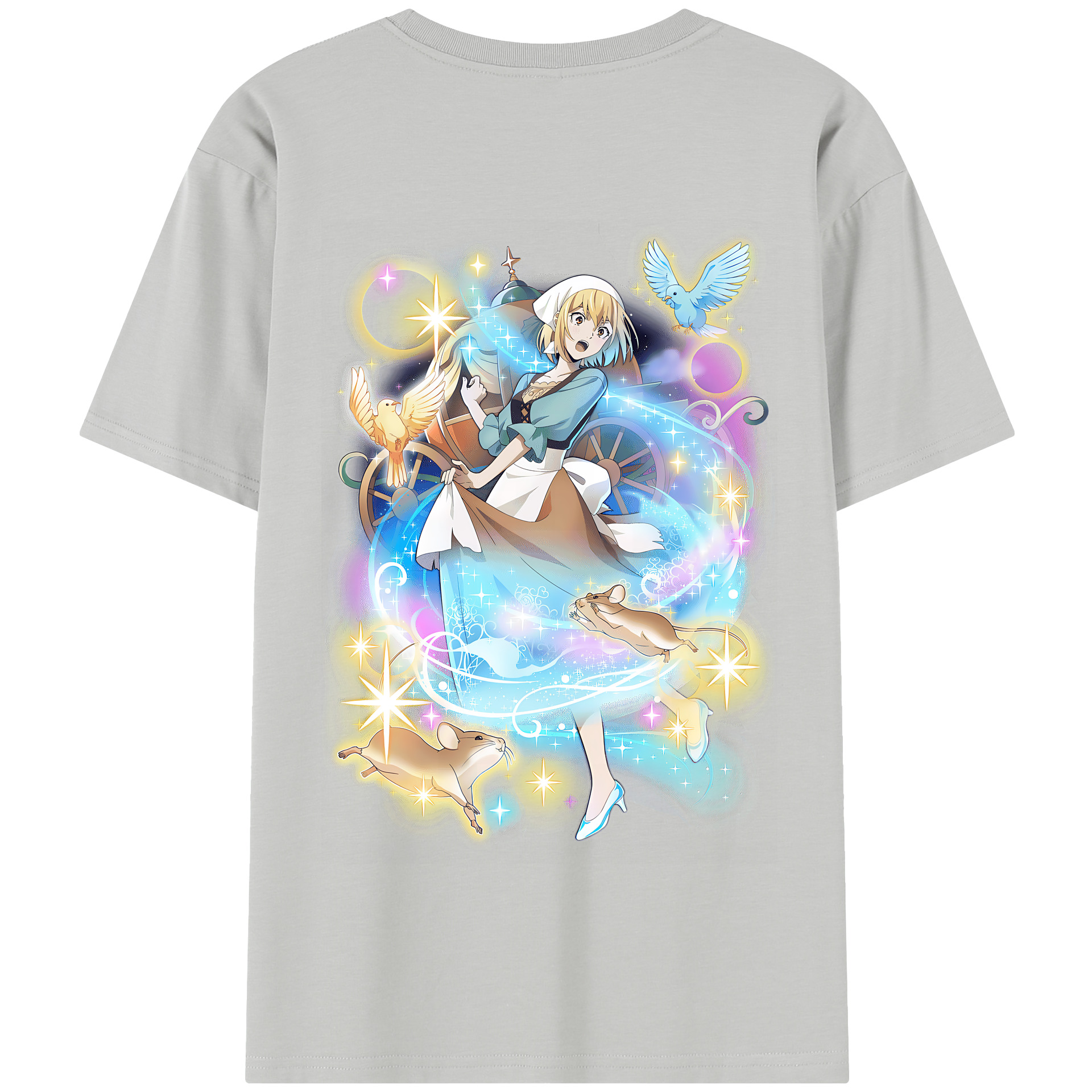 （画像用） 文豪ストレイドッグス Bungo Stray Dogs 綿100％半袖Tシャツ（背面プリント）