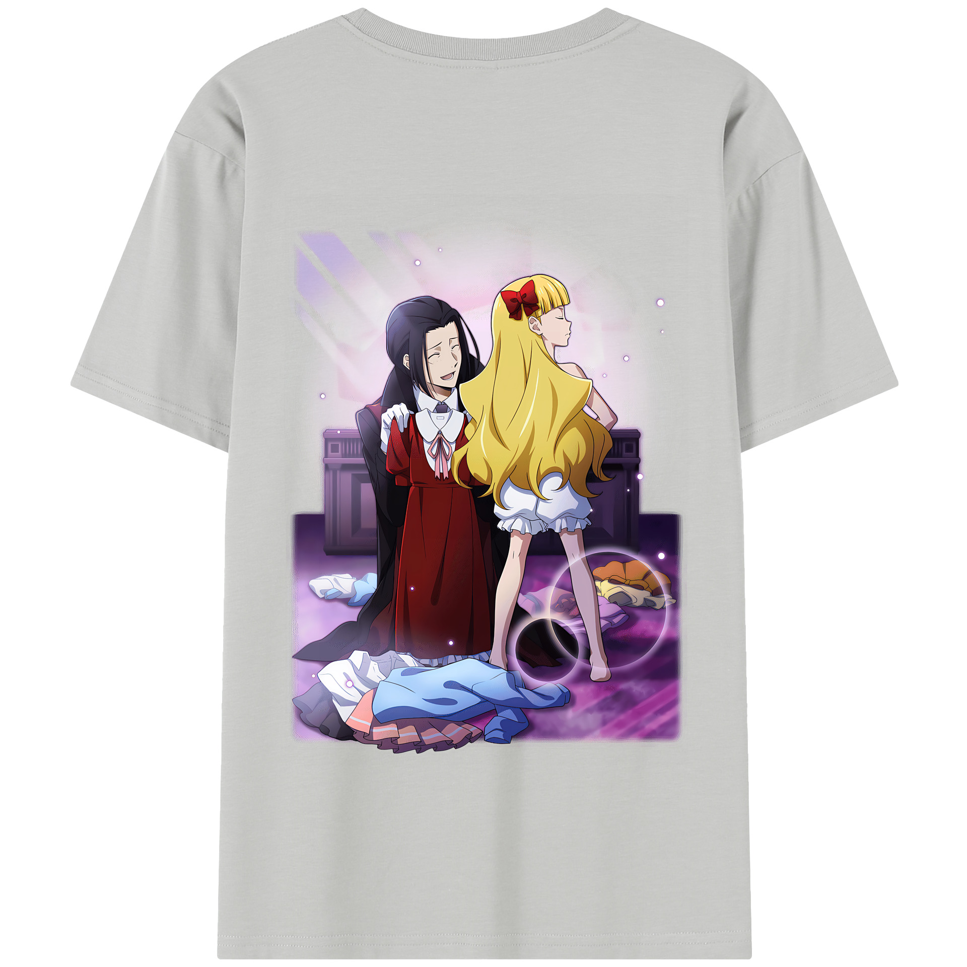 （画像用） 文豪ストレイドッグス Bungo Stray Dogs 綿100％半袖Tシャツ（背面プリント）