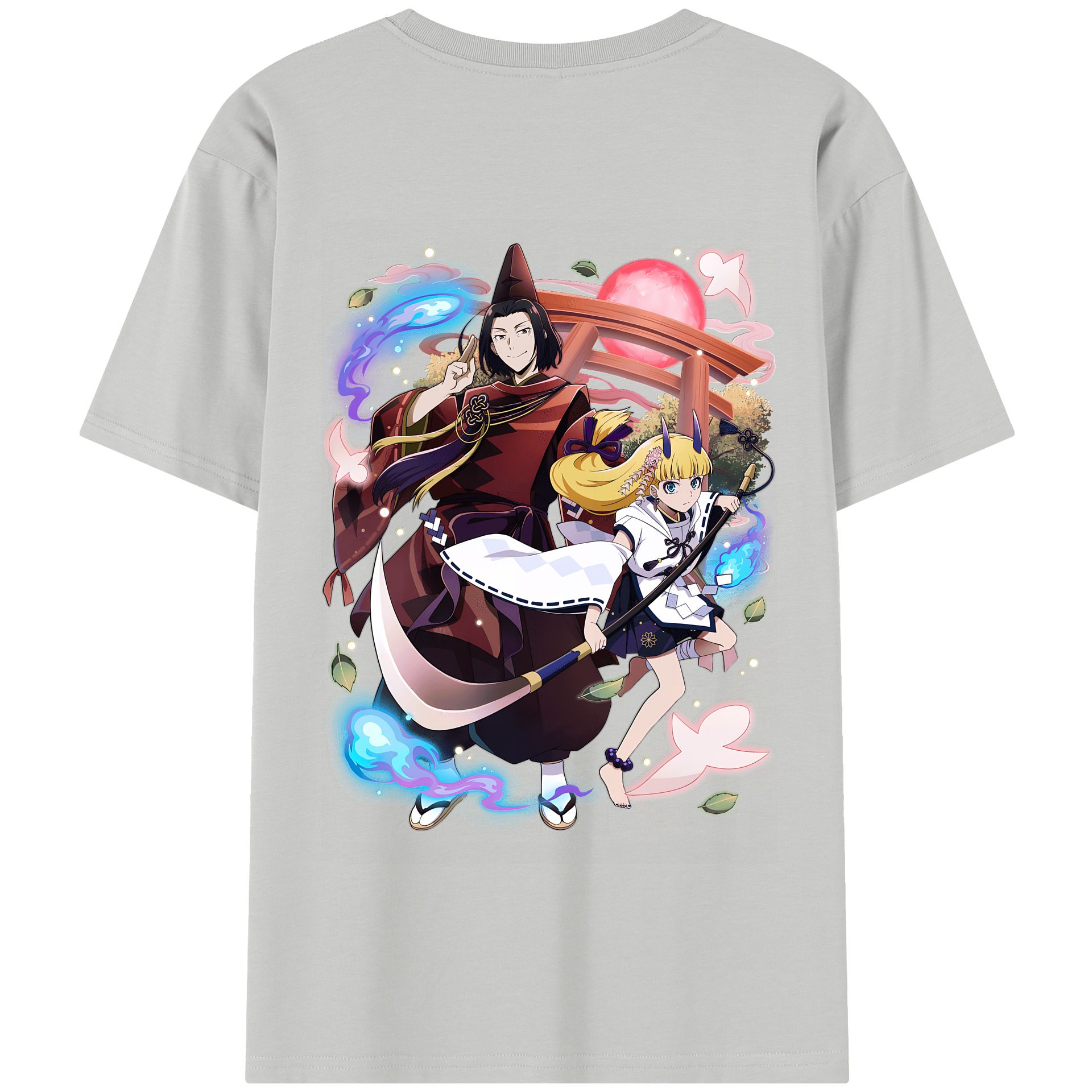（画像用） 文豪ストレイドッグス Bungo Stray Dogs 綿100％半袖Tシャツ（背面プリント）