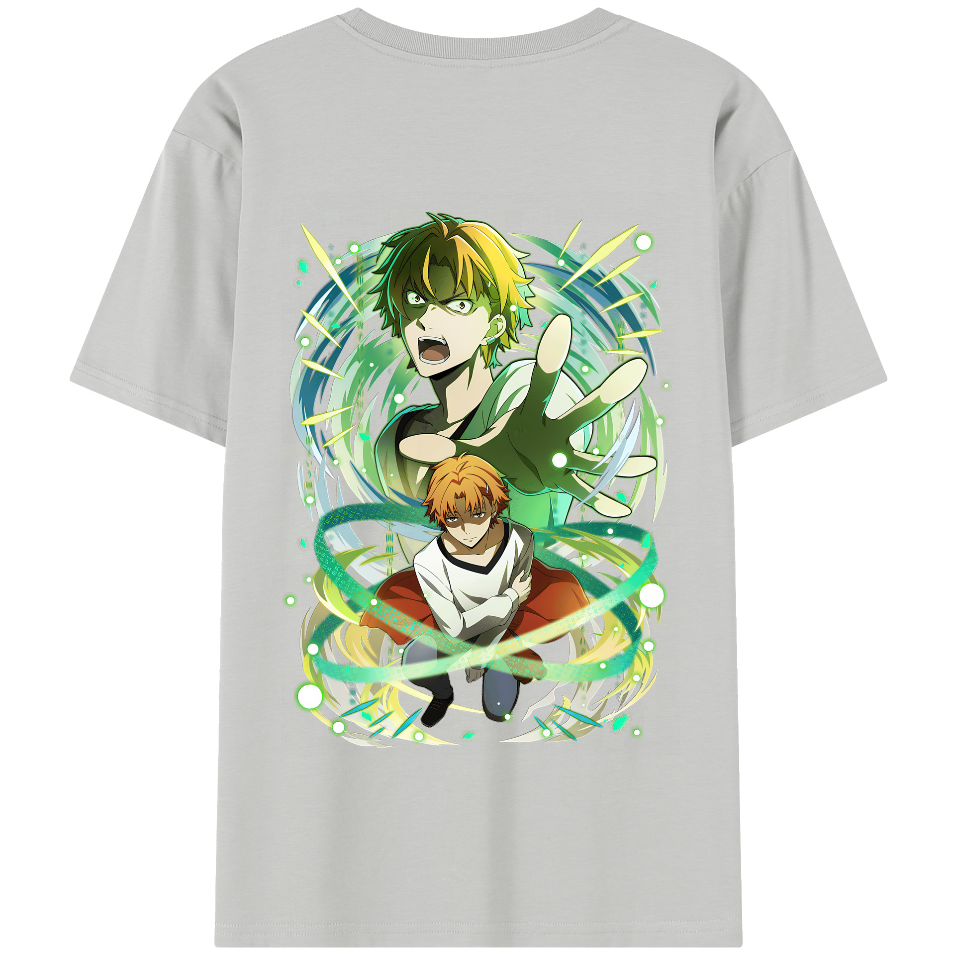 （画像用） 文豪ストレイドッグス Bungo Stray Dogs 綿100％半袖Tシャツ（背面プリント）