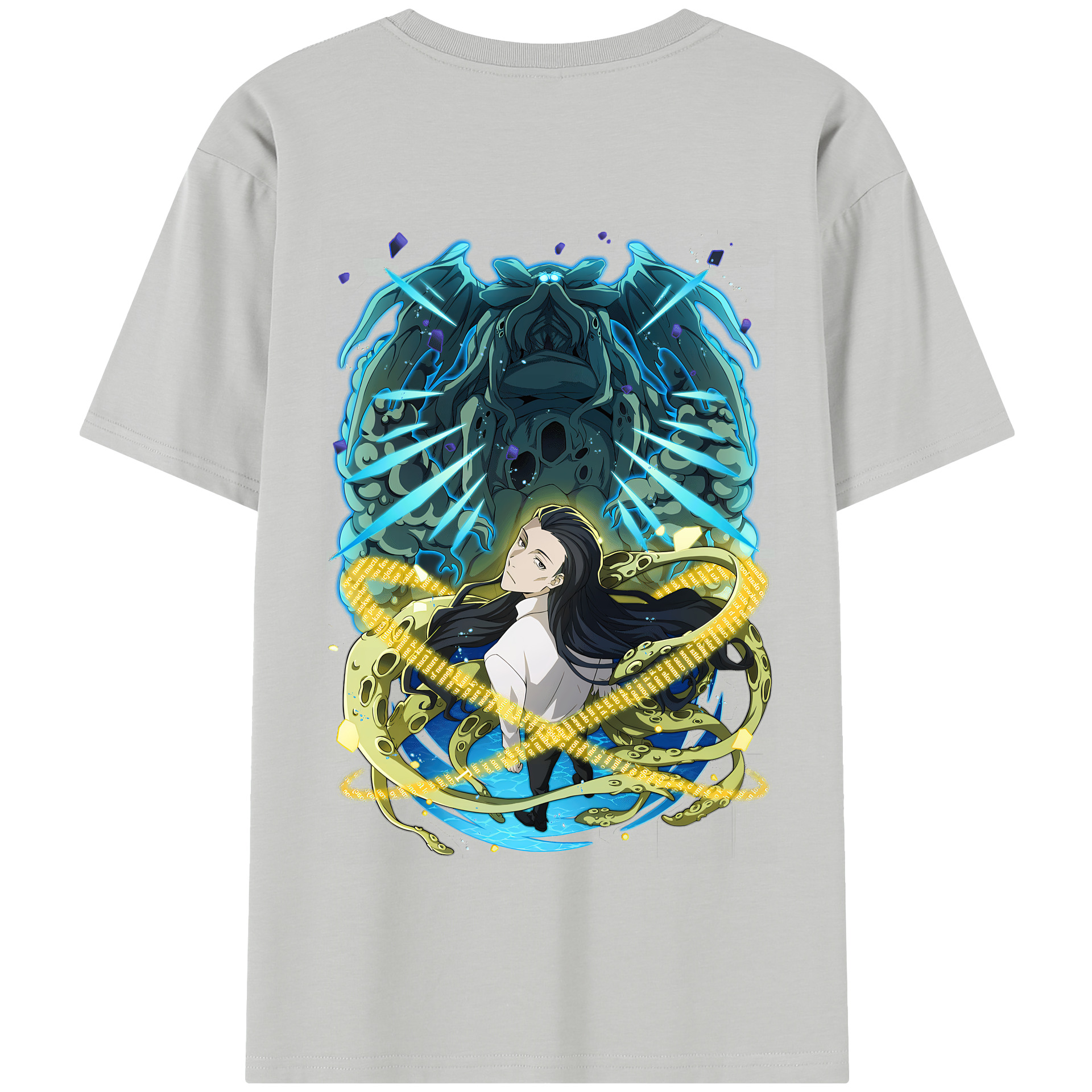 （画像用） 文豪ストレイドッグス Bungo Stray Dogs 綿100％半袖Tシャツ（背面プリント）